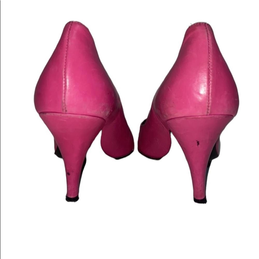 Marc Jacobs Marc Jacobs l Vintage Pink Leather Stiletto Heels Size US 6 / IT 36 - 5 Thumbnail
