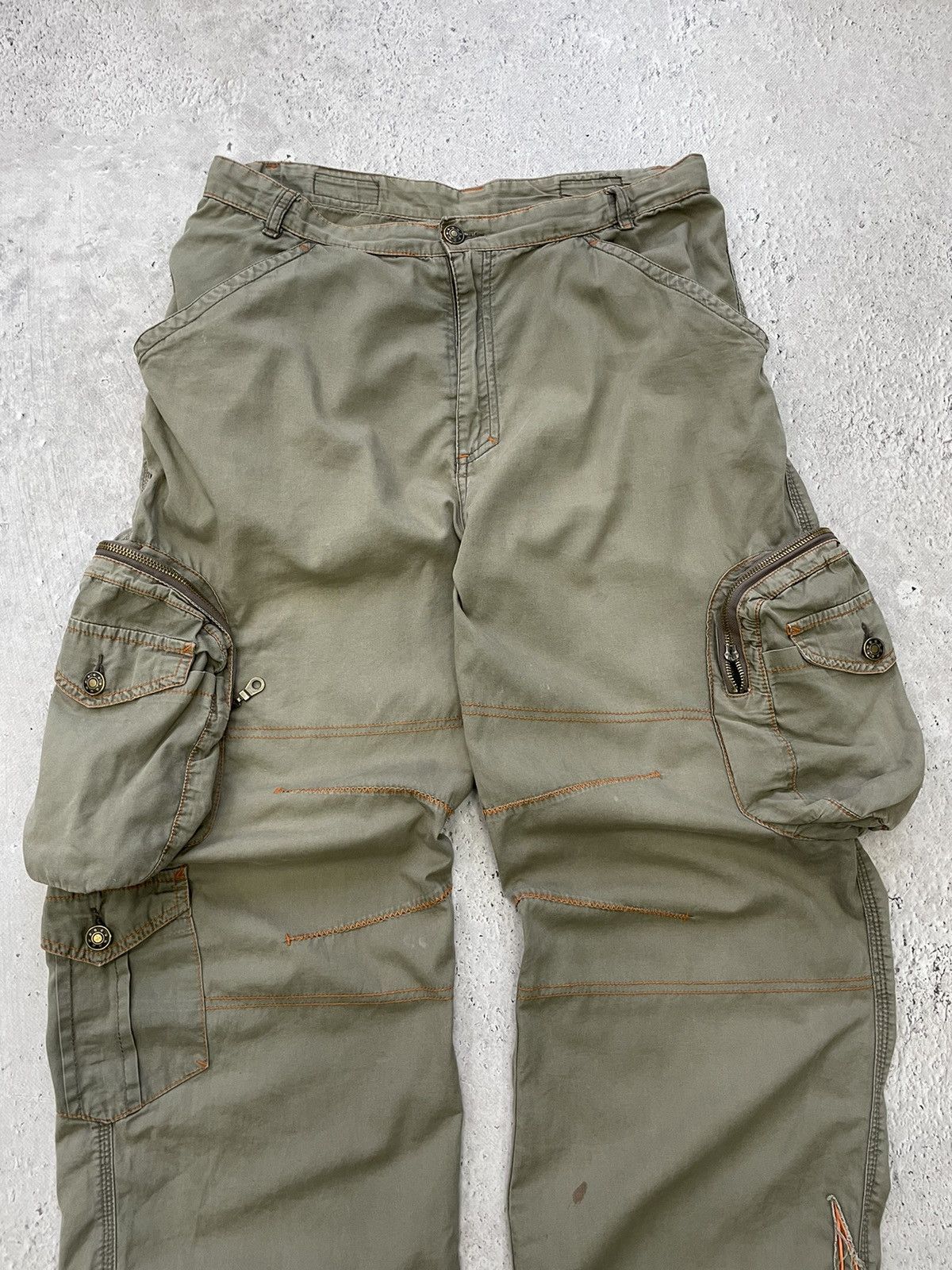 G-Star Archive G Star Raw distressed BALENCIAGA STYLE CARGO PANTS Size US 32 / EU 48 - 5 Thumbnail