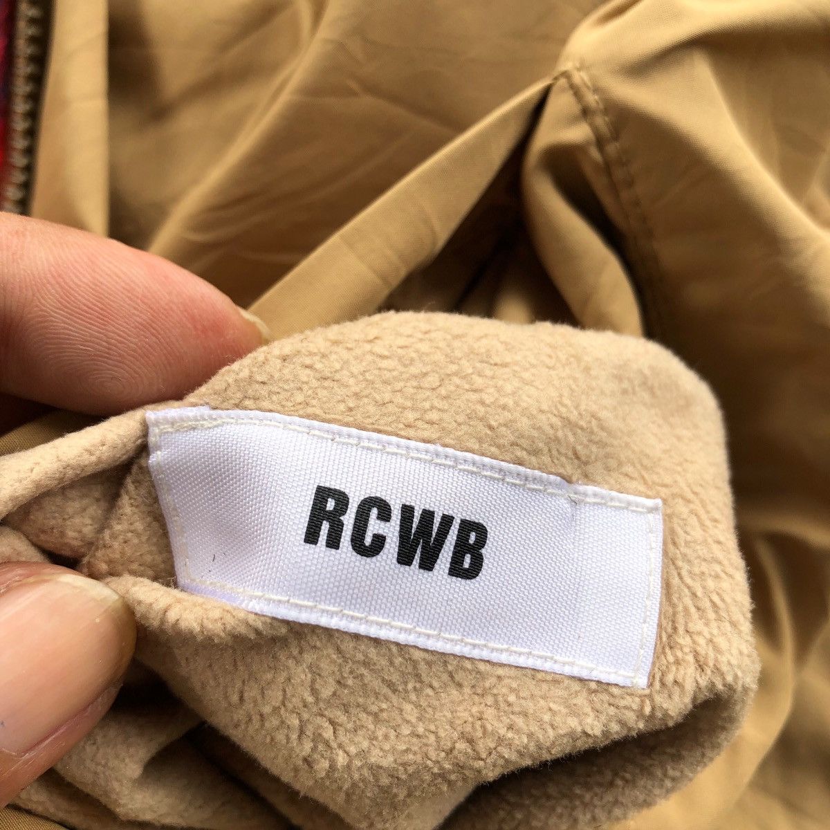 Japanese Brand RODEO CROWNS reversable multicolor fleece bomber jacket Size US M / EU 48-50 / 2 - 5 Thumbnail