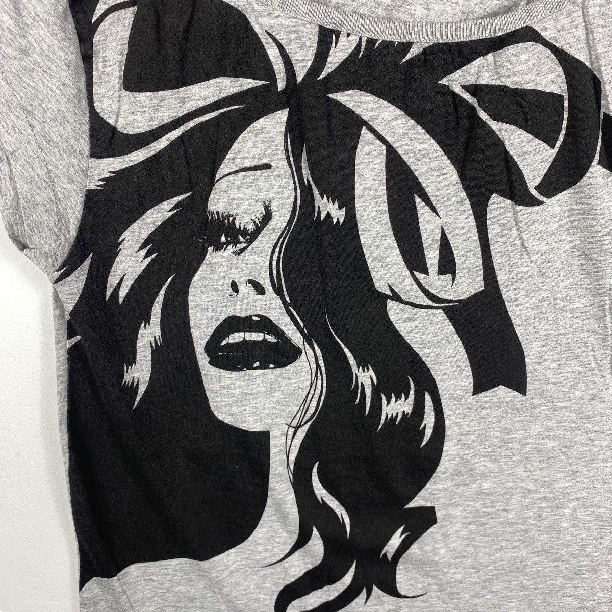 French Connection FRENCH CONNECTION Graphic Women Tops Tee Shirt Extra Small Size XS / US 0-2 / IT 36-38 - 2 Thumbnail