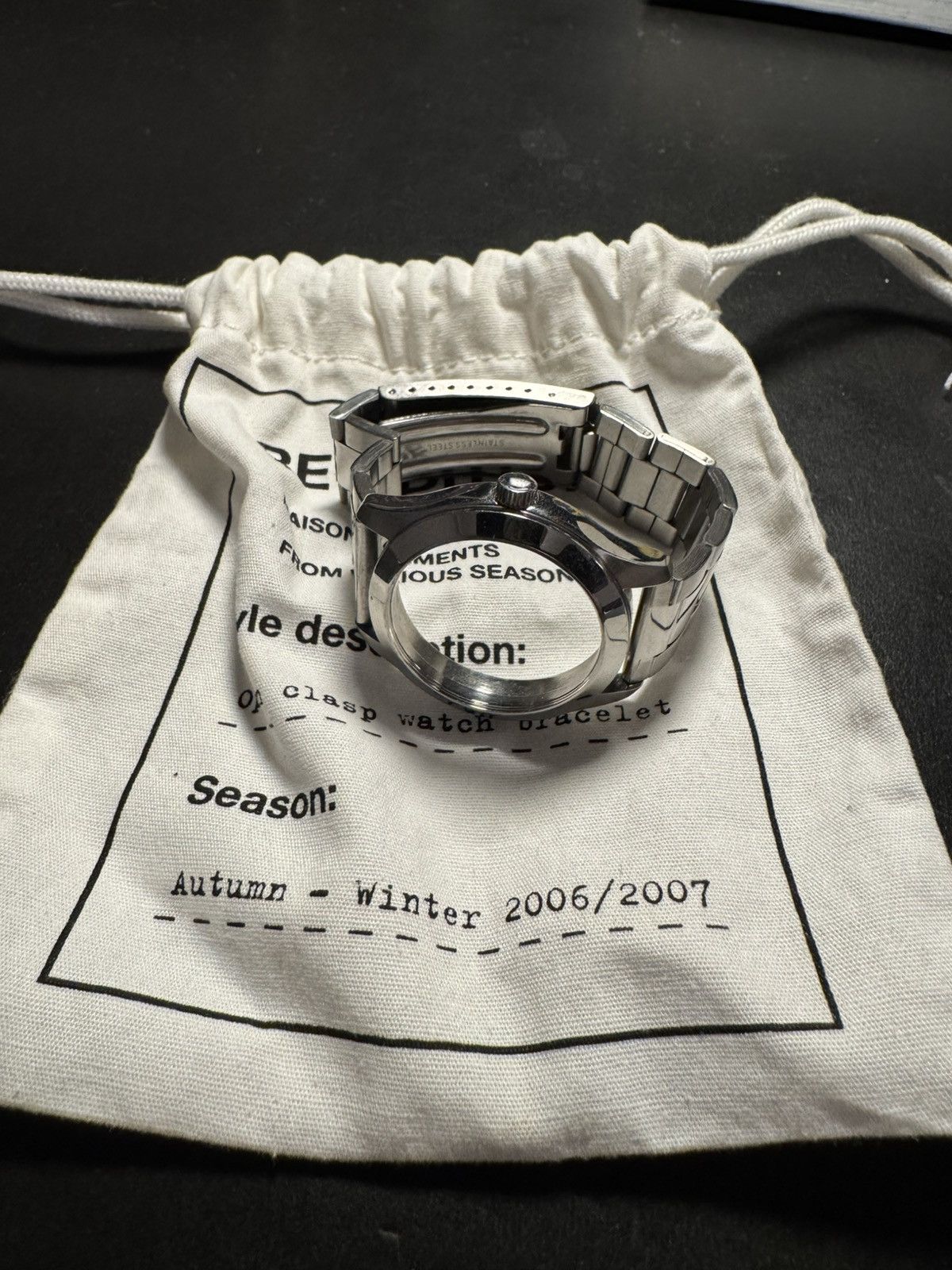 H&M × Maison Margiela Maison Margiela x H&M “Re-Edition” faceless watch bracelet Size ONE SIZE - 2 Thumbnail