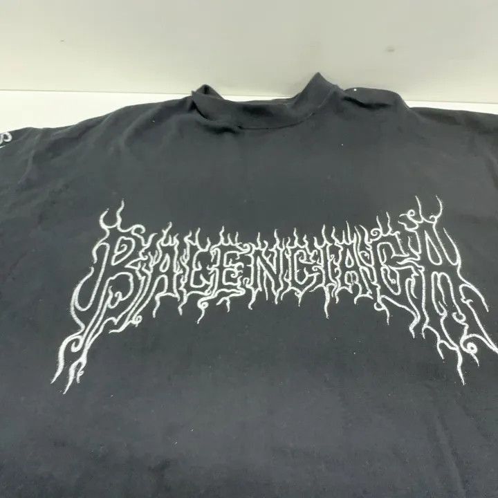 Balenciaga Balenciaga Balenciaga FW23 Black Short Sleeve Tshirt -2507 Size US L / EU 52-54 / 3 - 7 Thumbnail