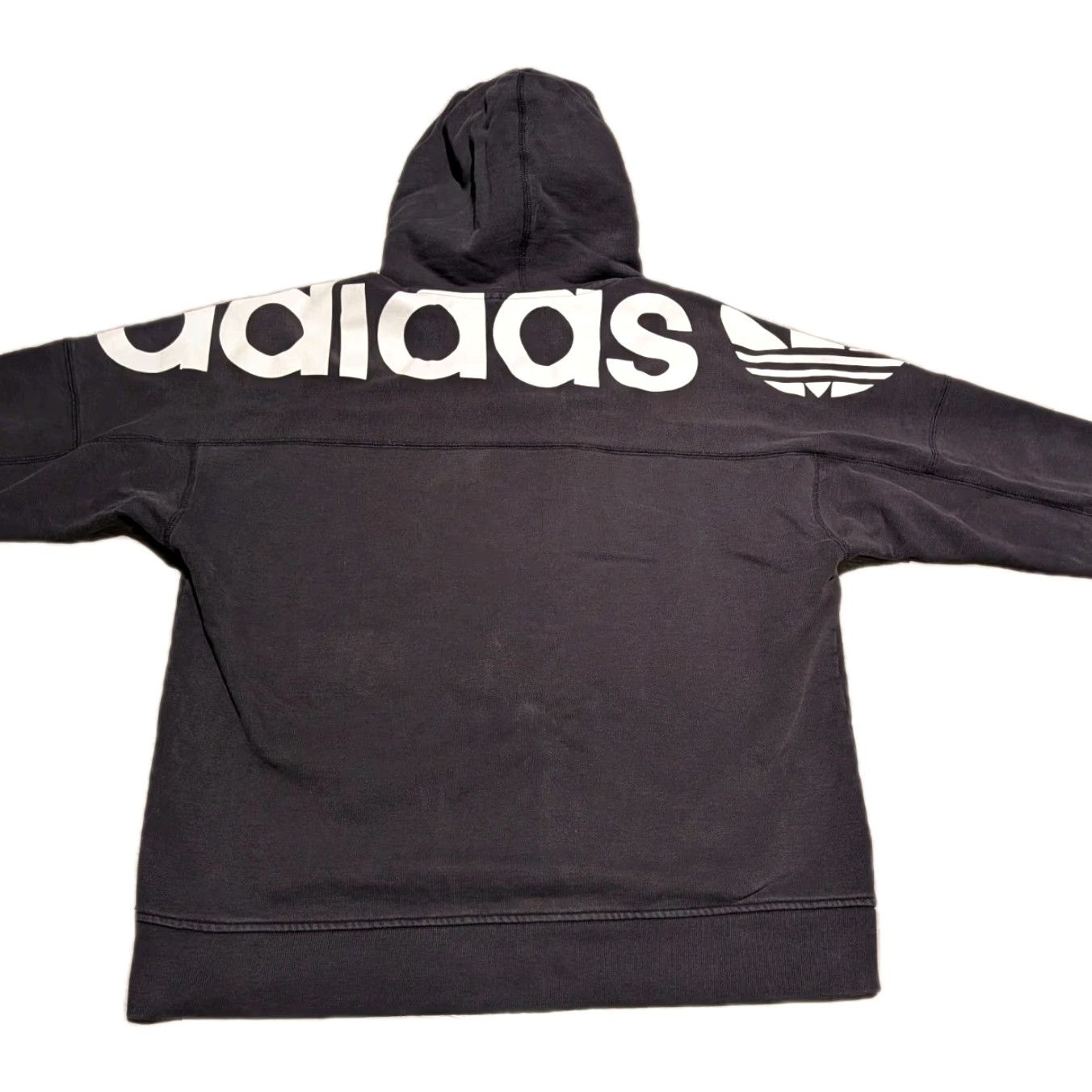 Adidas Adidas Originals RYV Hoodie Big Back Spell Out OTH Pullover Medium Men's Black Size US M / EU 48-50 / 2 - 2 Thumbnail