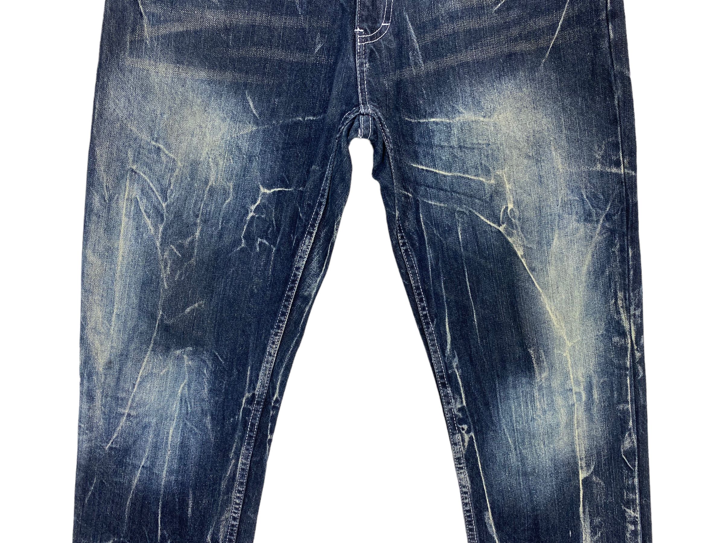 Japanese Brand Nylaus Distressed Denim Goth Punk Jeans Size US 32 / EU 48 - 4 Thumbnail
