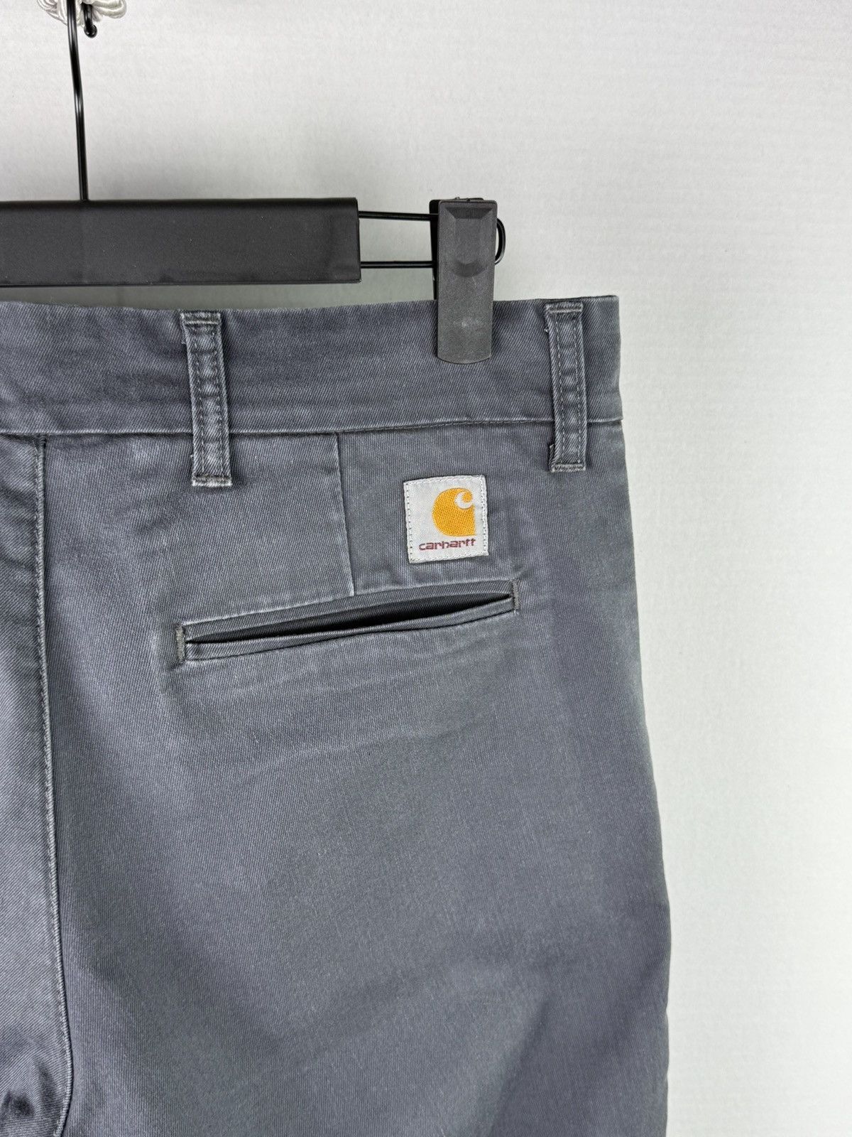 Carhartt Wip Carhartt WIP Sid Pant Grey Slim Fit Streetwear Essential Size US 31 - 3 Thumbnail