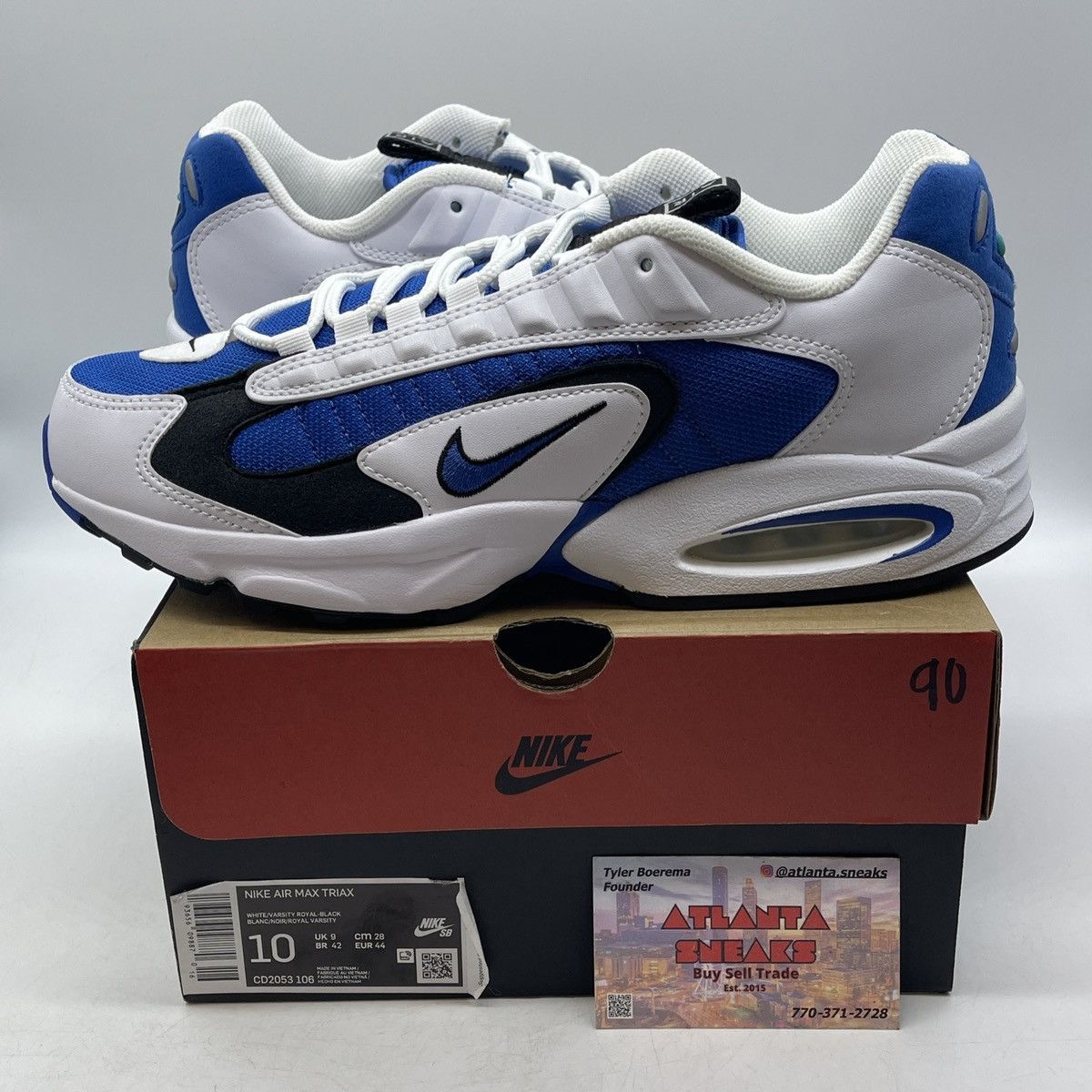Nike Air max triax 96 royal Size US 10 / EU 43 - 1 Thumbnail