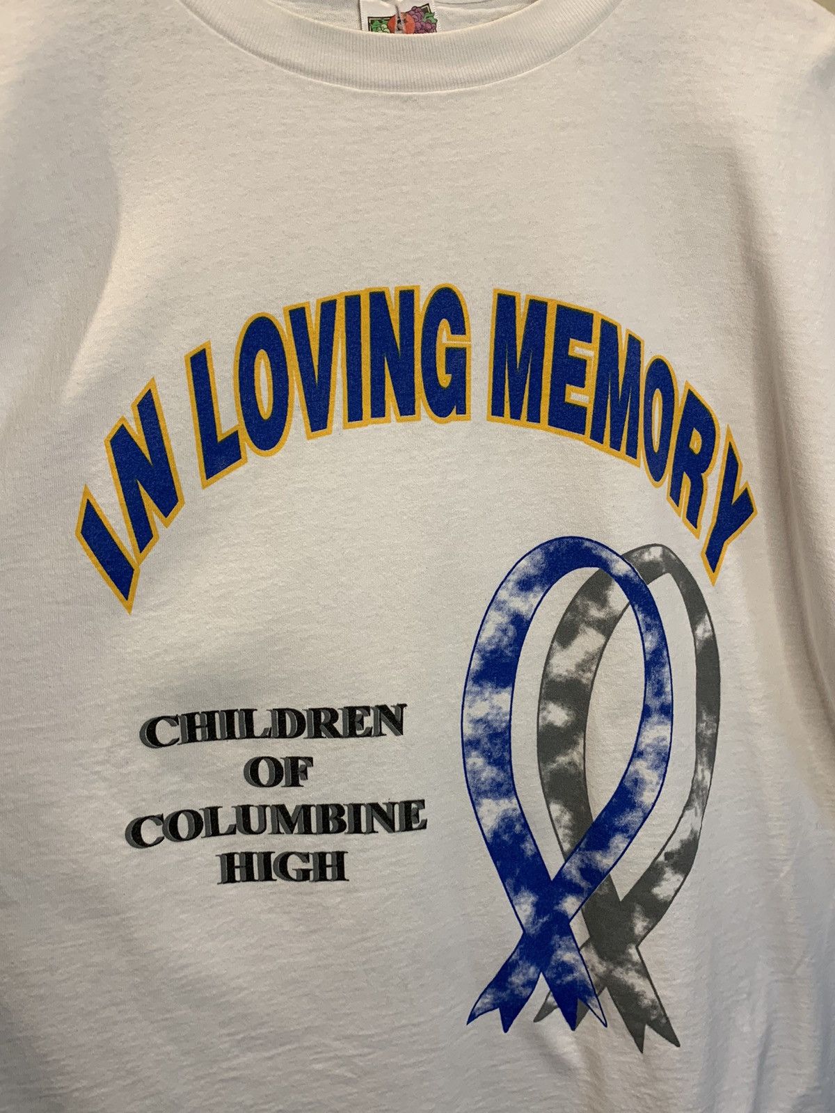 Other × Vintage *RARE* Vintage 1999 Columbine Shooting Memorial T-Shirt - XL Size US XL / EU 56 / 4 - 3 Thumbnail