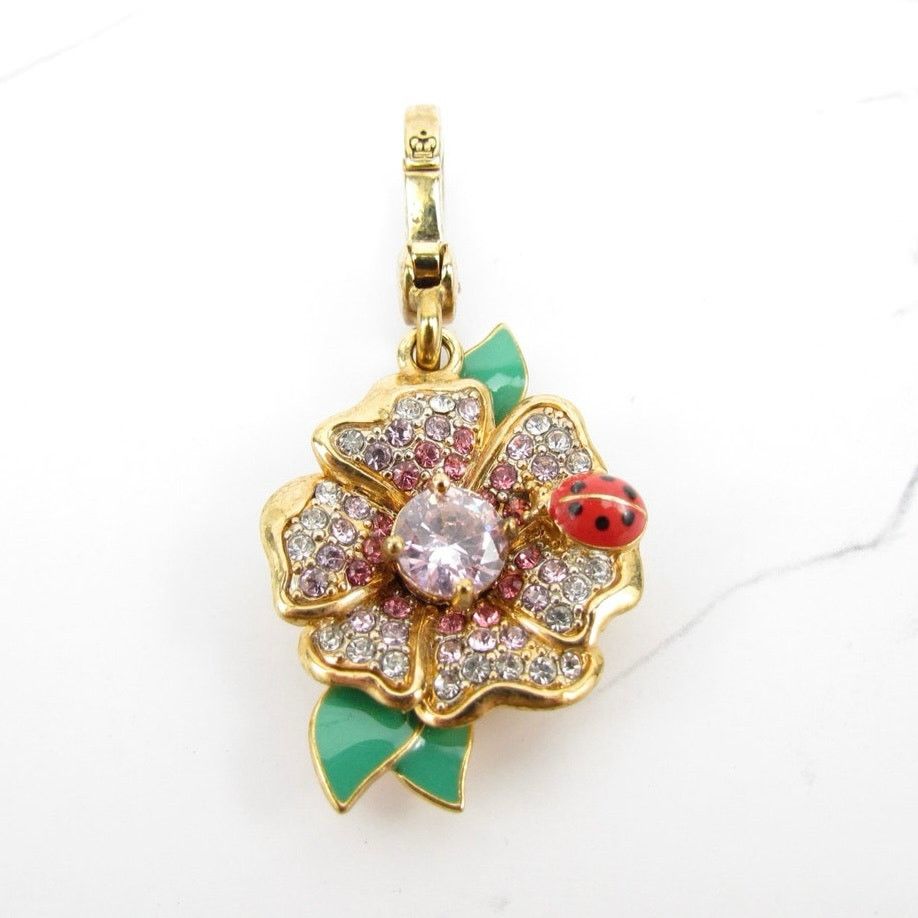 Juicy Couture Juicy Couture Pink Flower Lady Bug Charm Size ONE SIZE - 6 Thumbnail