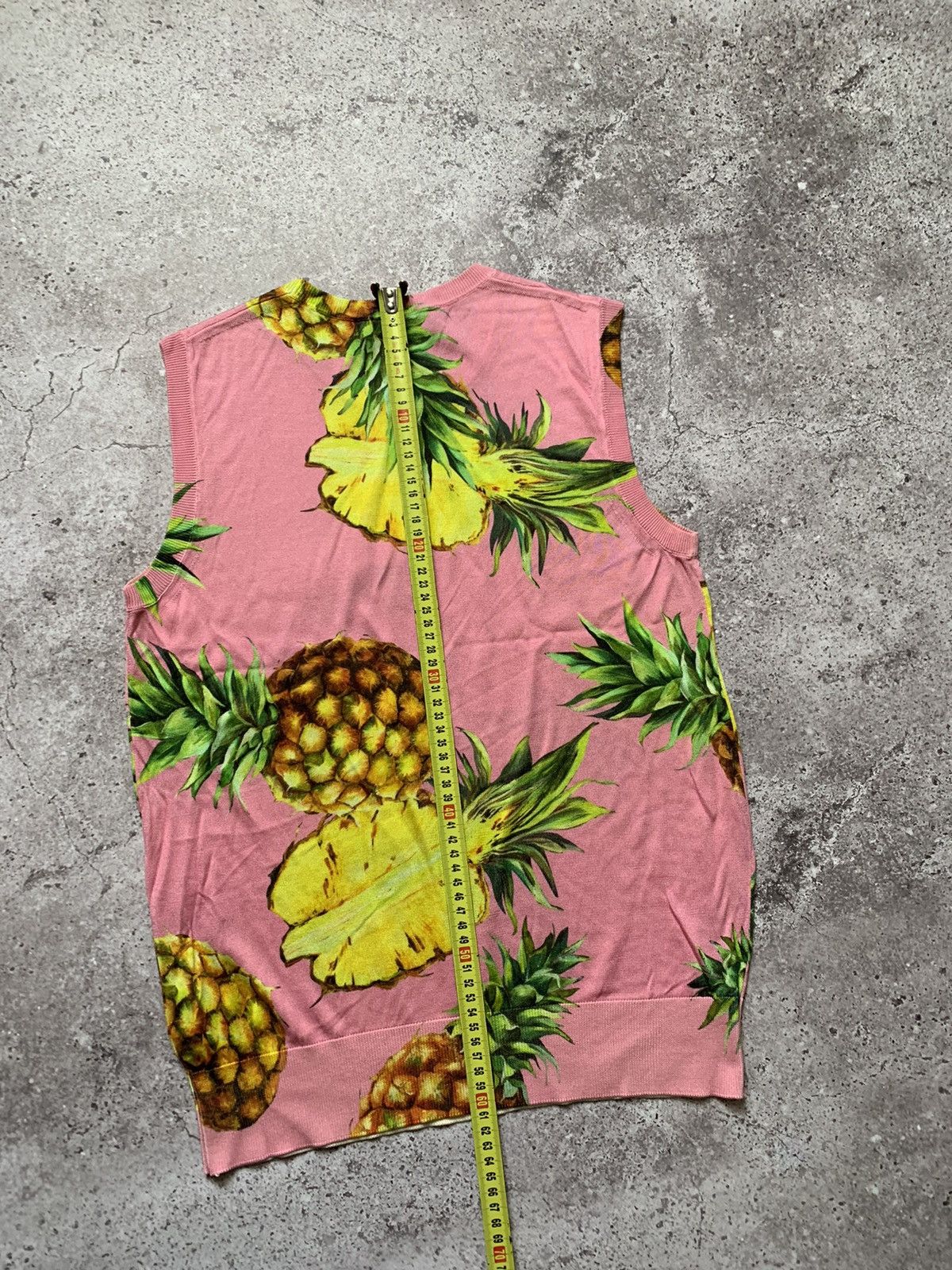 Dolce & Gabbana Rare Dolce & Gabbana Pineapple Tunk Top Size US S / EU 44-46 / 1 - 6 Thumbnail