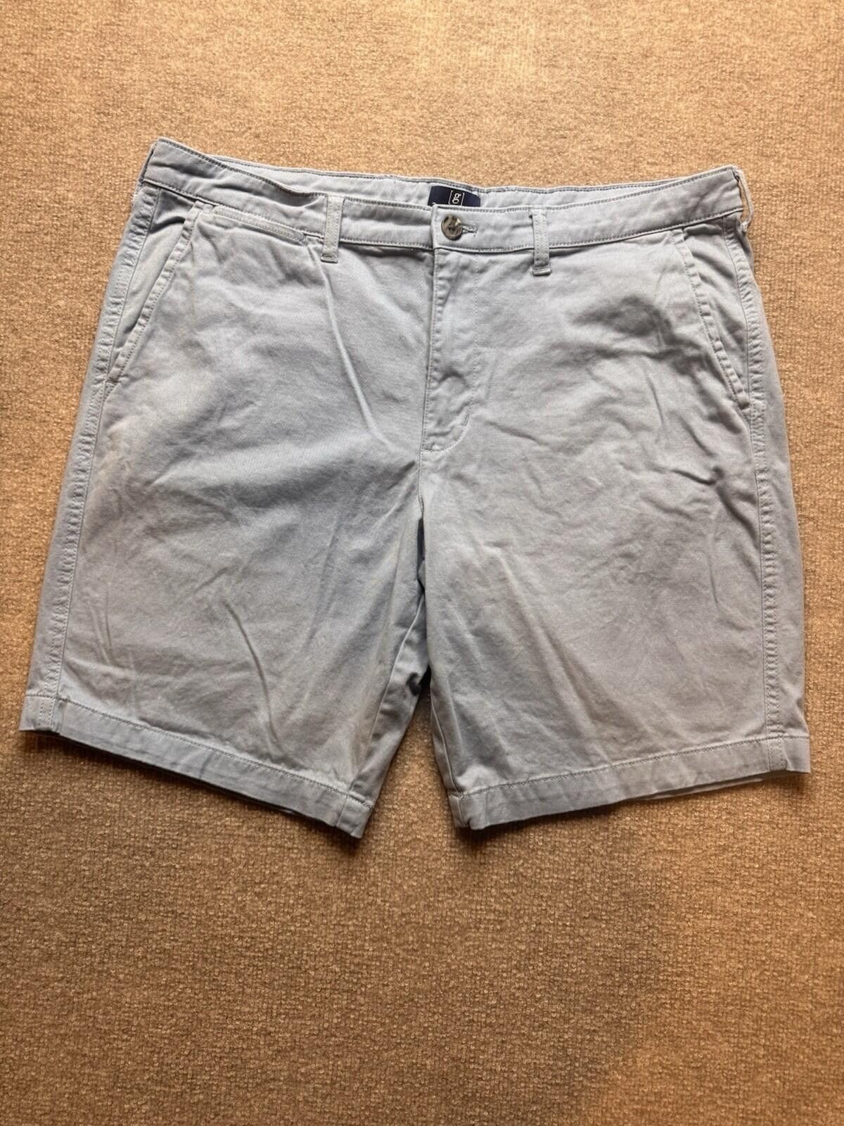 George George Men's Blue Size 36 Shorts 9" inseam Flat Front 750 Size US 36 / EU 52 - 2 Thumbnail