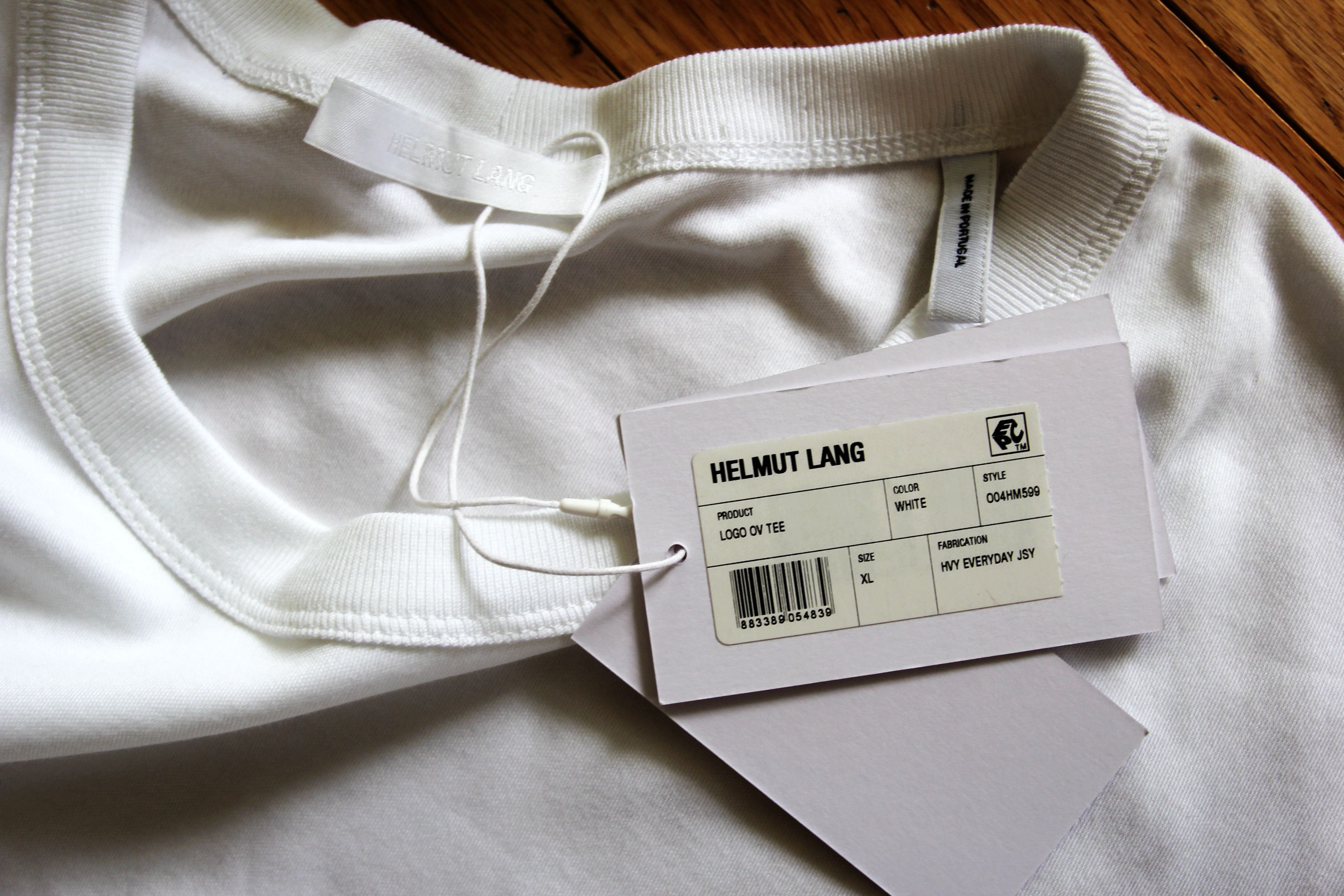 Helmut Lang BNWT SS25 HELMUT LANG LOGO OV TEE TSHIRT XL Size US XL / EU 56 / 4 - 8 Thumbnail