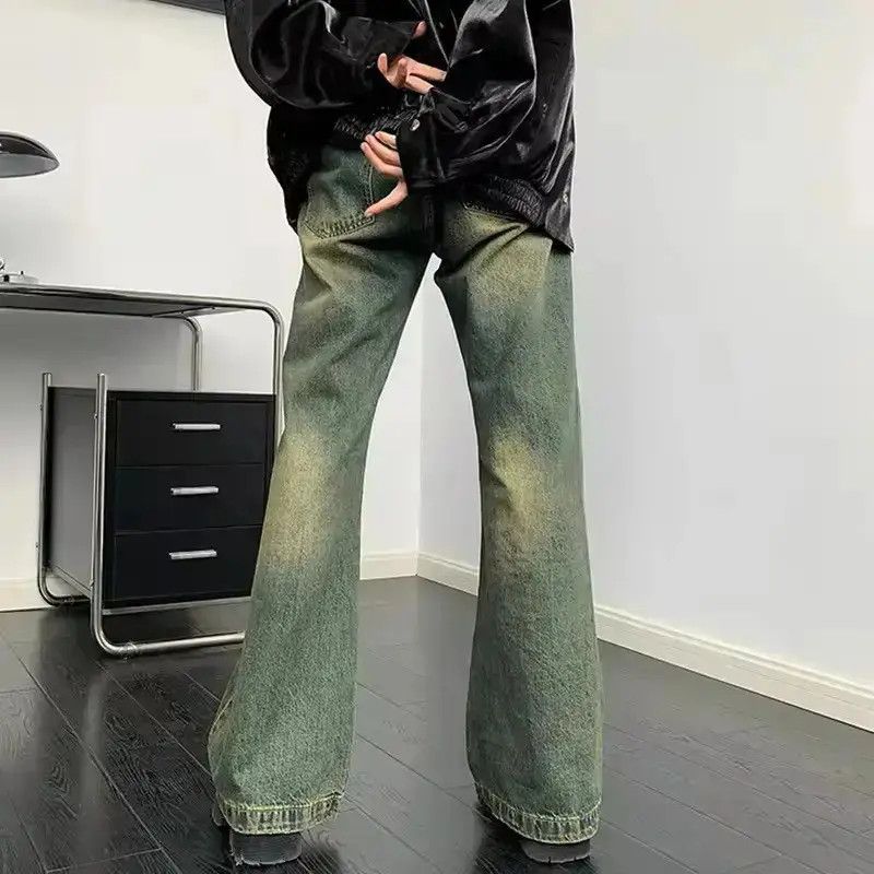 Japanese Brand American Style Worn Out Gradient Color Light Flare Pants Size US 30 / EU 46 - 6 Thumbnail