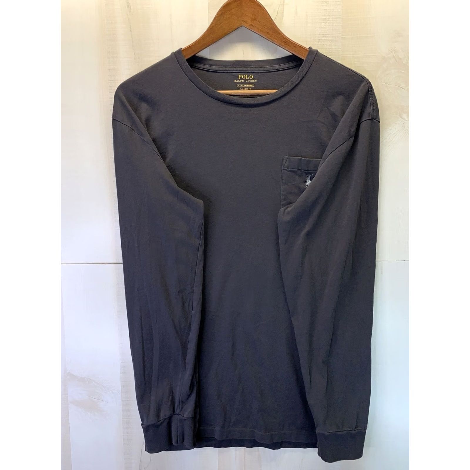 Polo Ralph Lauren Polo Ralph Lauren Gray Classic Fit Long Sleeve Shirt L Men’s SZ L Size US L / EU 52-54 / 3 - 3 Thumbnail