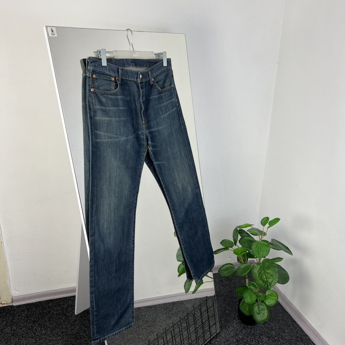 Levi's Vintage Y2K 501 Levi’s Blue Denim Baggy Jeans Size US 34 / EU 50 - 2 Thumbnail