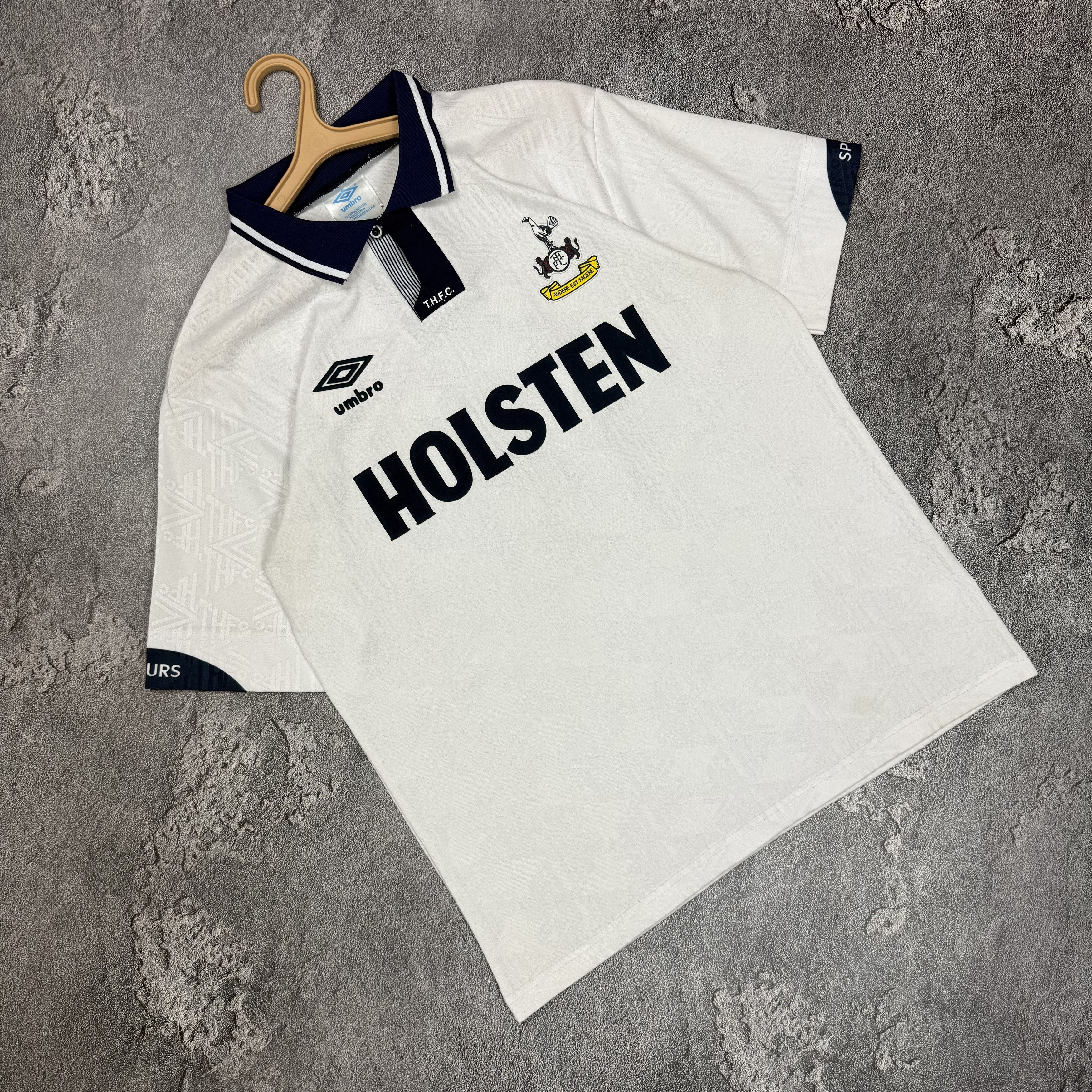 #8 Gascoigne 1991-93 Tottenham Hotspur Umbro Home Shirt
