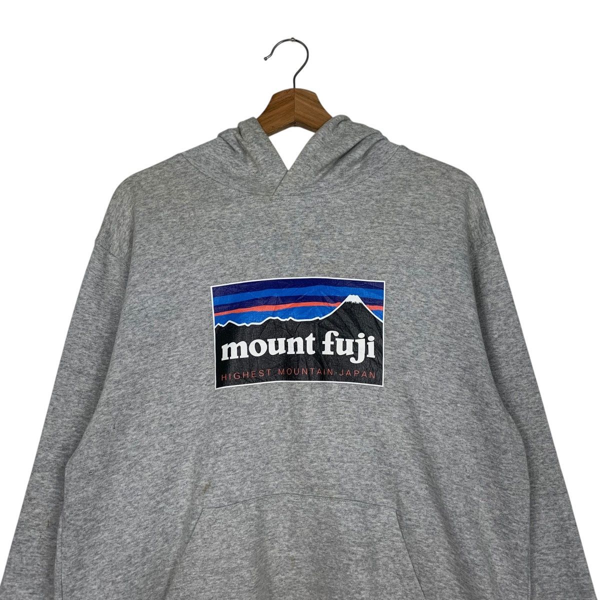 Japanese Brand Mount Fuji Big Logo Pullover Hoodie Size US L / EU 52-54 / 3 - 11 Thumbnail