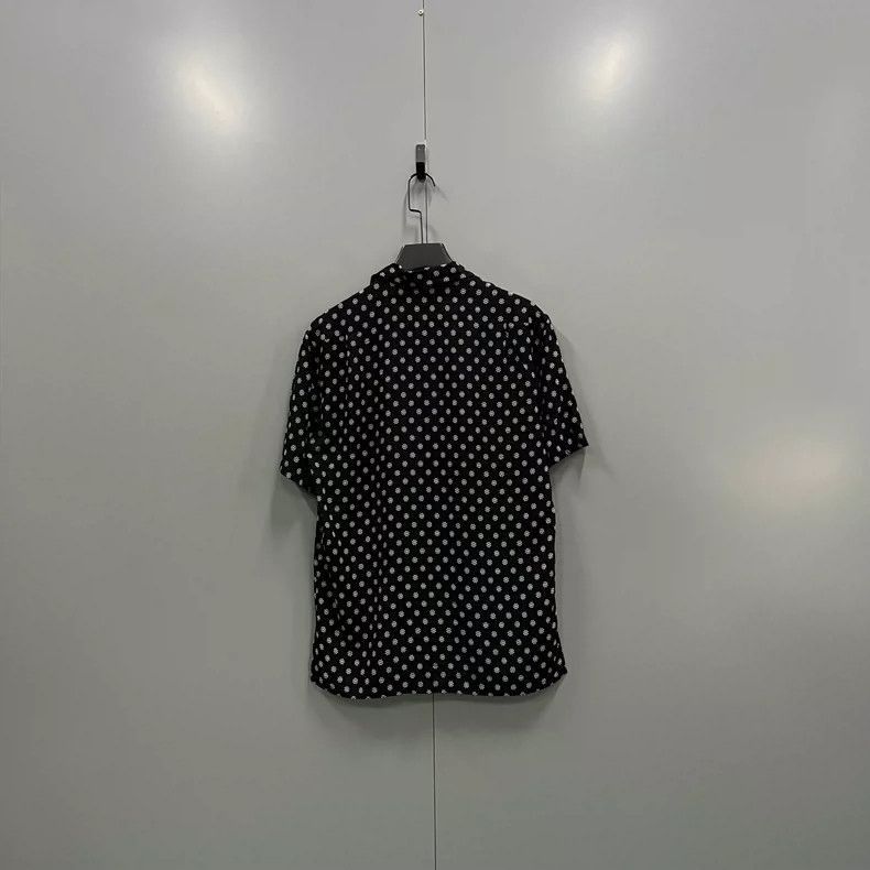Saint Laurent Paris Saint Laurent Floral Polka Dot Short Sleeve Shirt- Size US M / EU 48-50 / 2 - 2 Thumbnail
