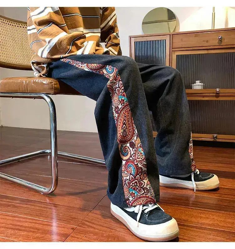 Japanese Brand Y2k Patchwork Leg Denim Size US 32 / EU 48 - 4 Thumbnail