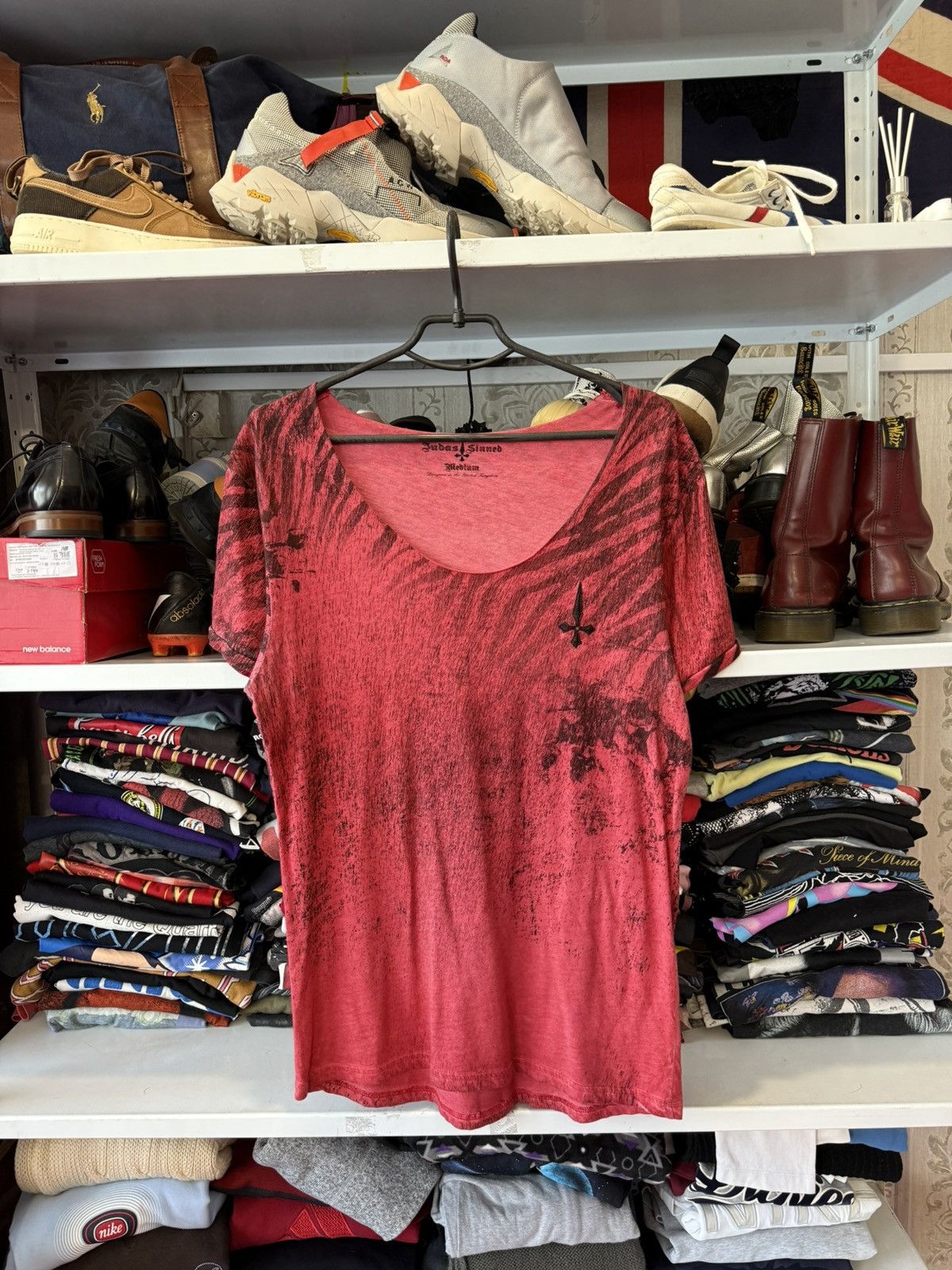 Vintage Vintage Judas Sinned Affliction Style Y2K Streetwear Tee Size US M / EU 48-50 / 2 - 1 Thumbnail