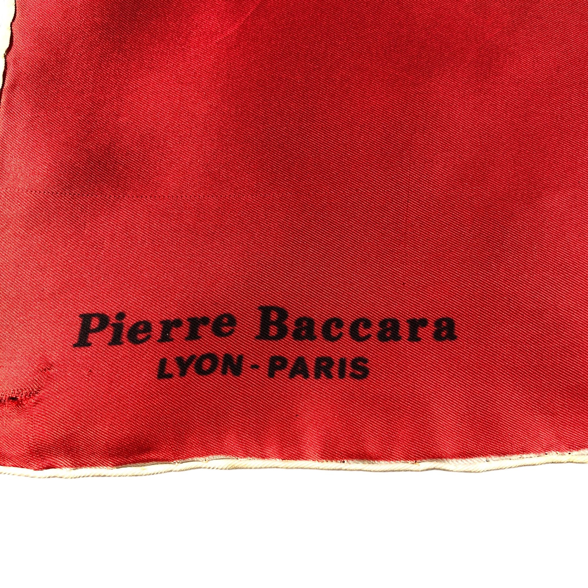 Vintage Pierre Baccara Hand Rolled Silk Scarf M1404 Size ONE SIZE - 5 Thumbnail