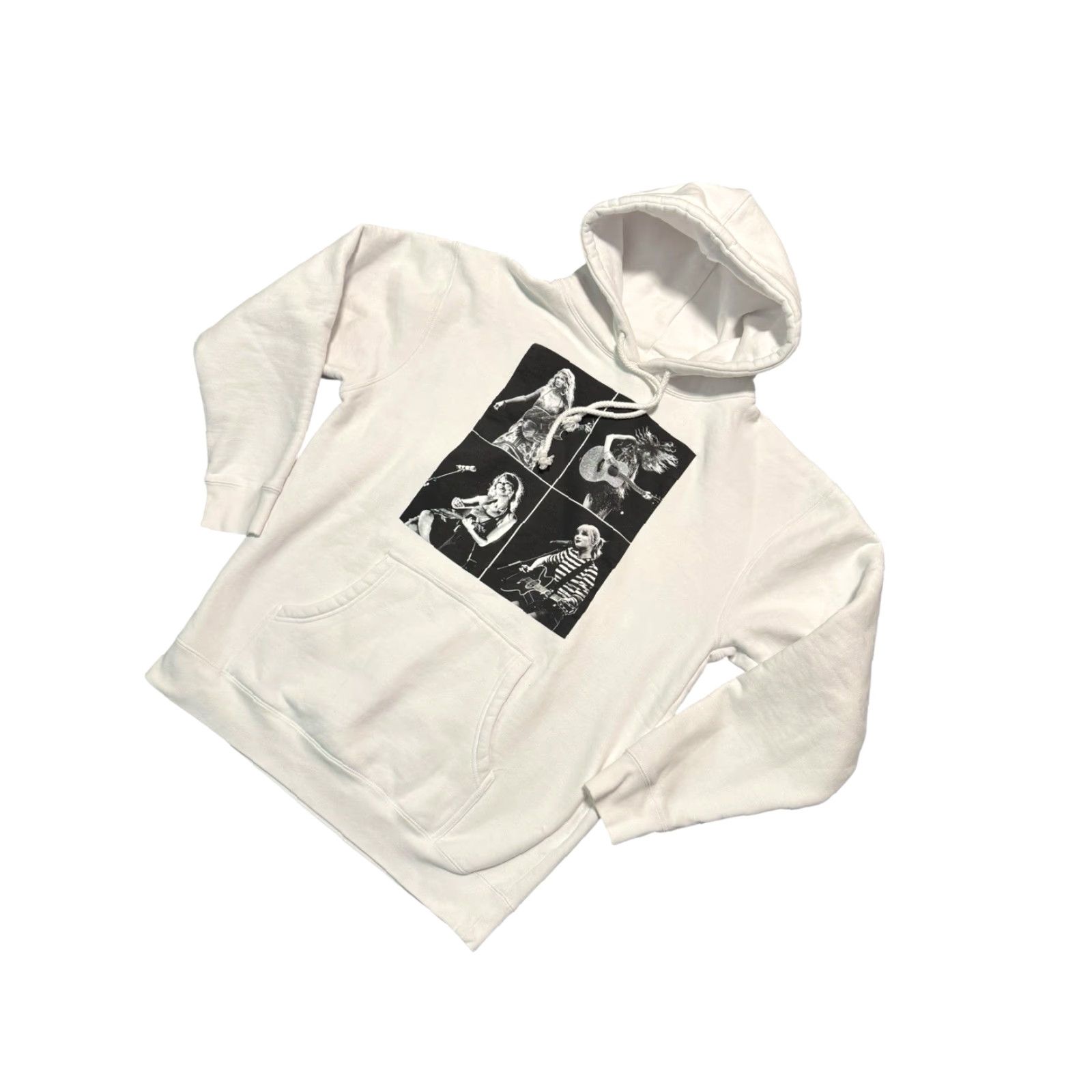 Vintage Taylor Swift Eras Tour Collage White Hoodie Size Large Size L / US 10 / IT 46 - 4 Thumbnail