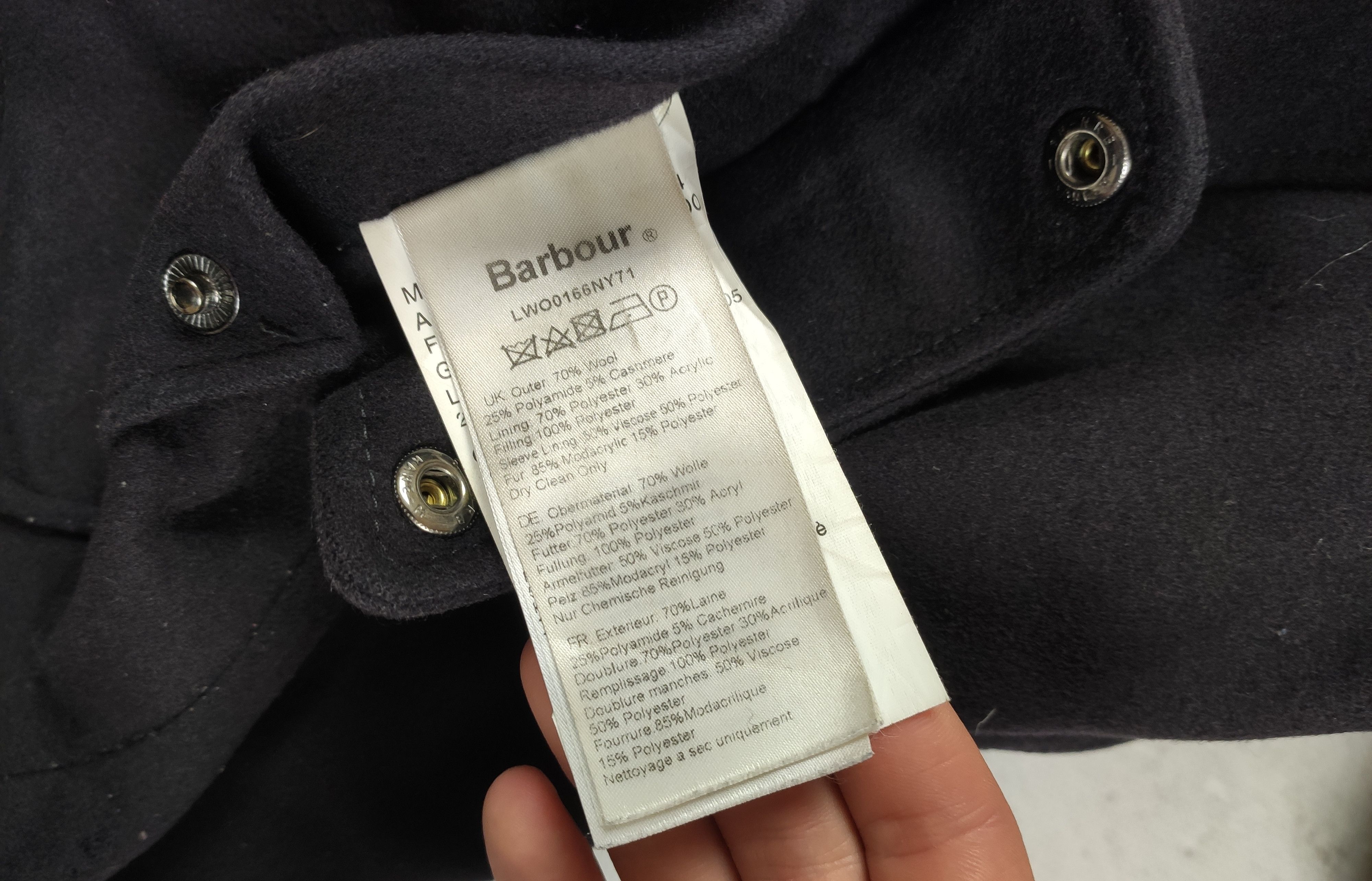 Barbour Barbour wool coat women navy Size M / US 6-8 / IT 42-44 - 7 Thumbnail