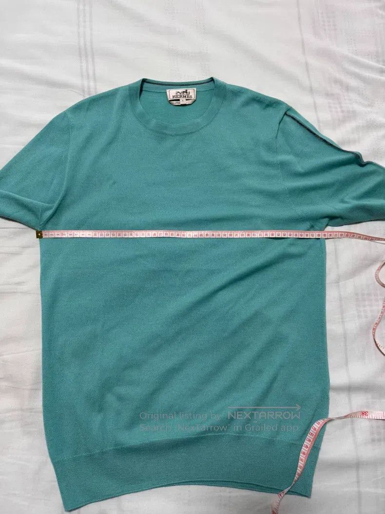 Hermes Hermes Cashmere short-sleeve unisex 80% Cashmere+20% Silk Size US S / EU 44-46 / 1 - 4 Thumbnail