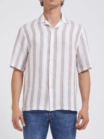 Brunello Cucinelli Shirt in Open White Size US M / EU 48-50 / 2 - 1 Preview
