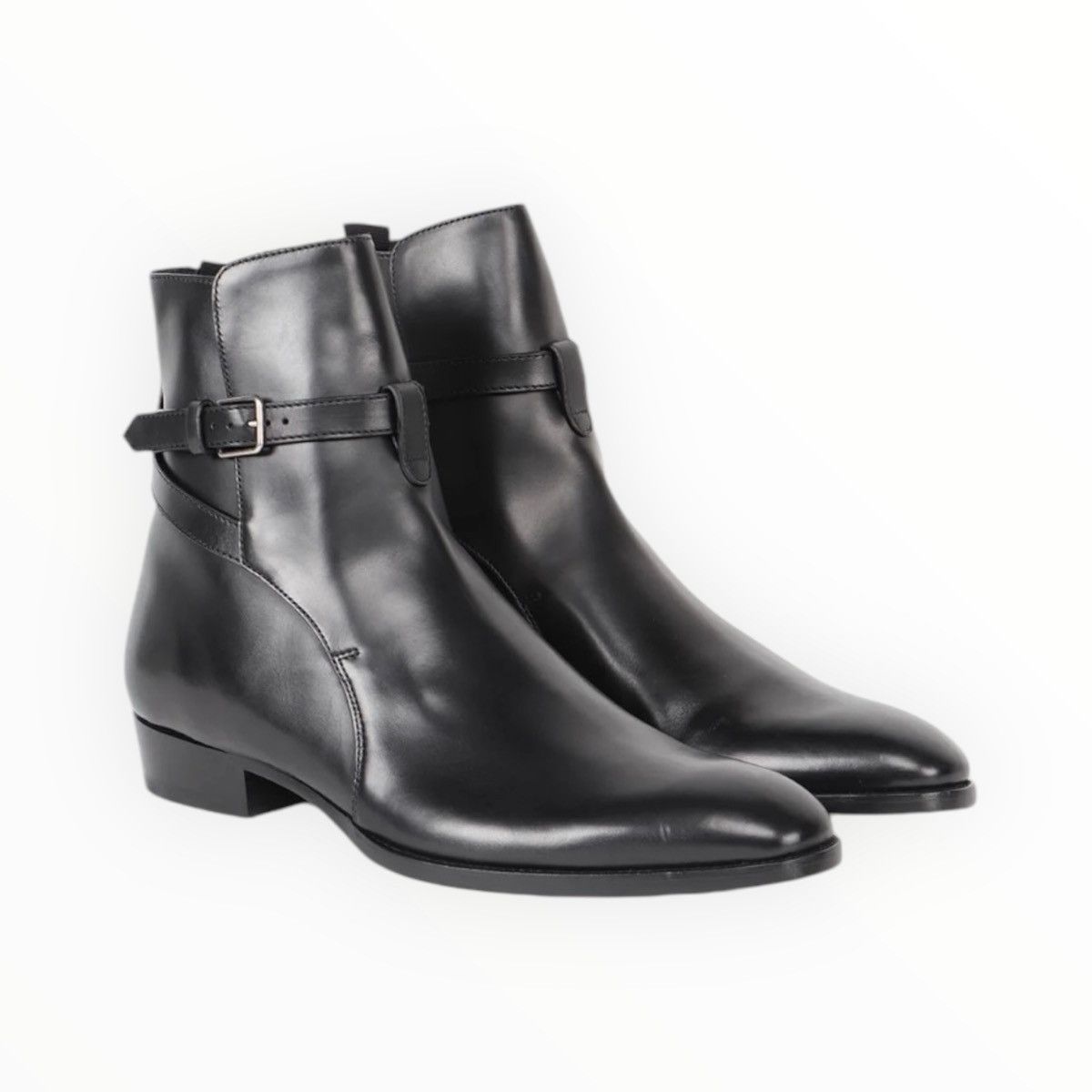 Saint Laurent Paris Saint Laurent Jodhpur Boots Smooth Leather Size US 7 / EU 40 - 2 Thumbnail