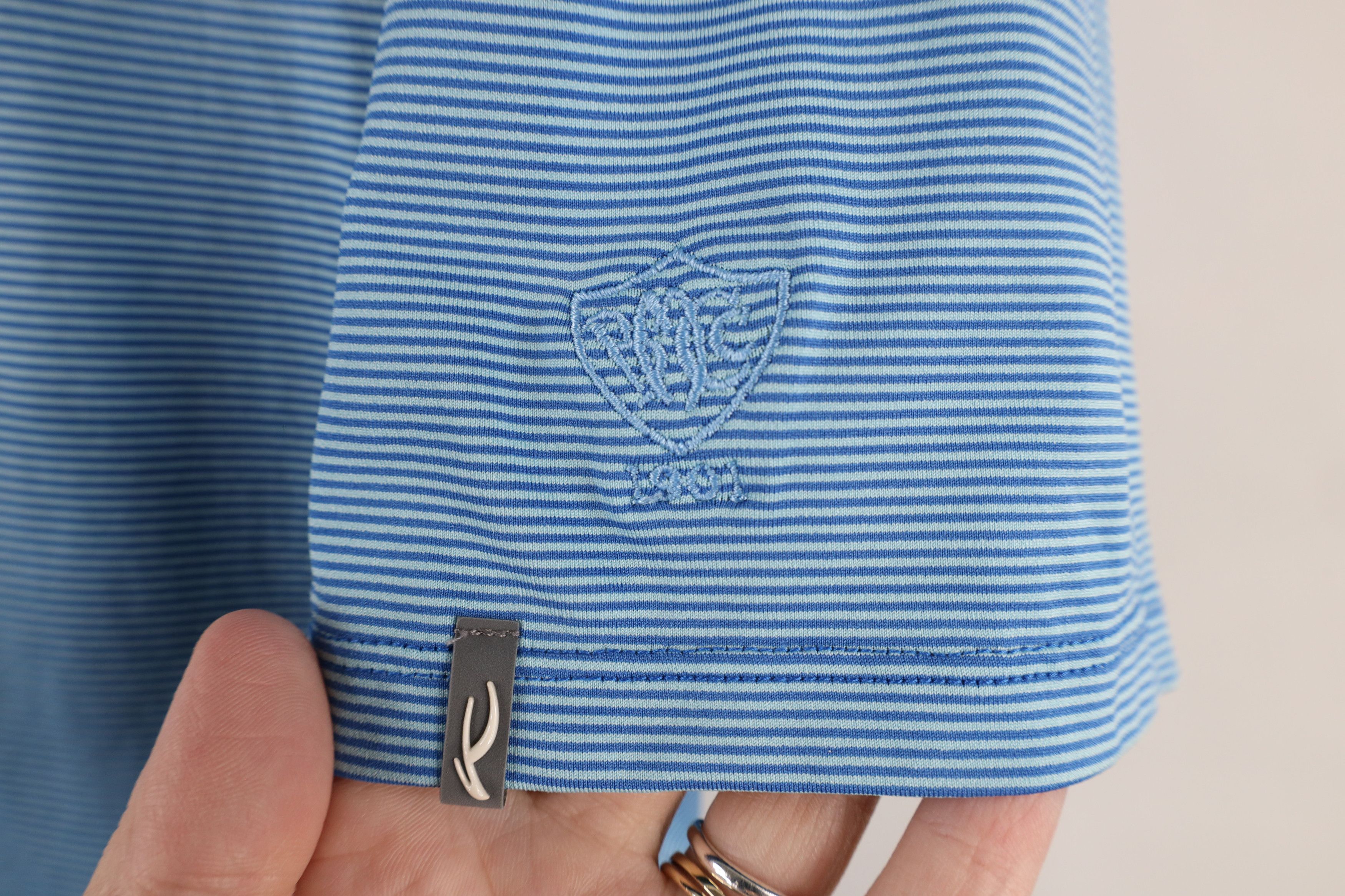 KJUS × Vintage Kjus Striped Short Sleeve Collared Golf Polo Shirt Blue Size US L / EU 52-54 / 3 - 4 Thumbnail
