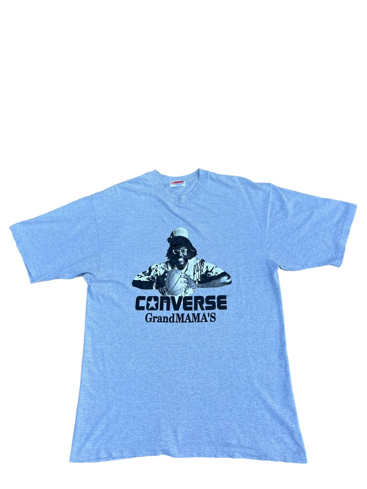 Converse × NBA × Vintage Vintage 90s Converse Basketball Grand MAMA’S Striped tee Size US L / EU 52-54 / 3 - 1 Thumbnail