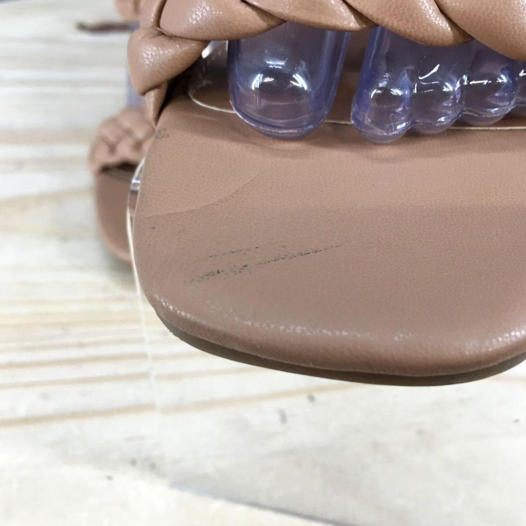 Dolce Vita Dolce Vita Sandals Womens 9M Strappy Brown Slip On Open Toe Block Heels Casual Size US 9 / IT 39 - 5 Thumbnail