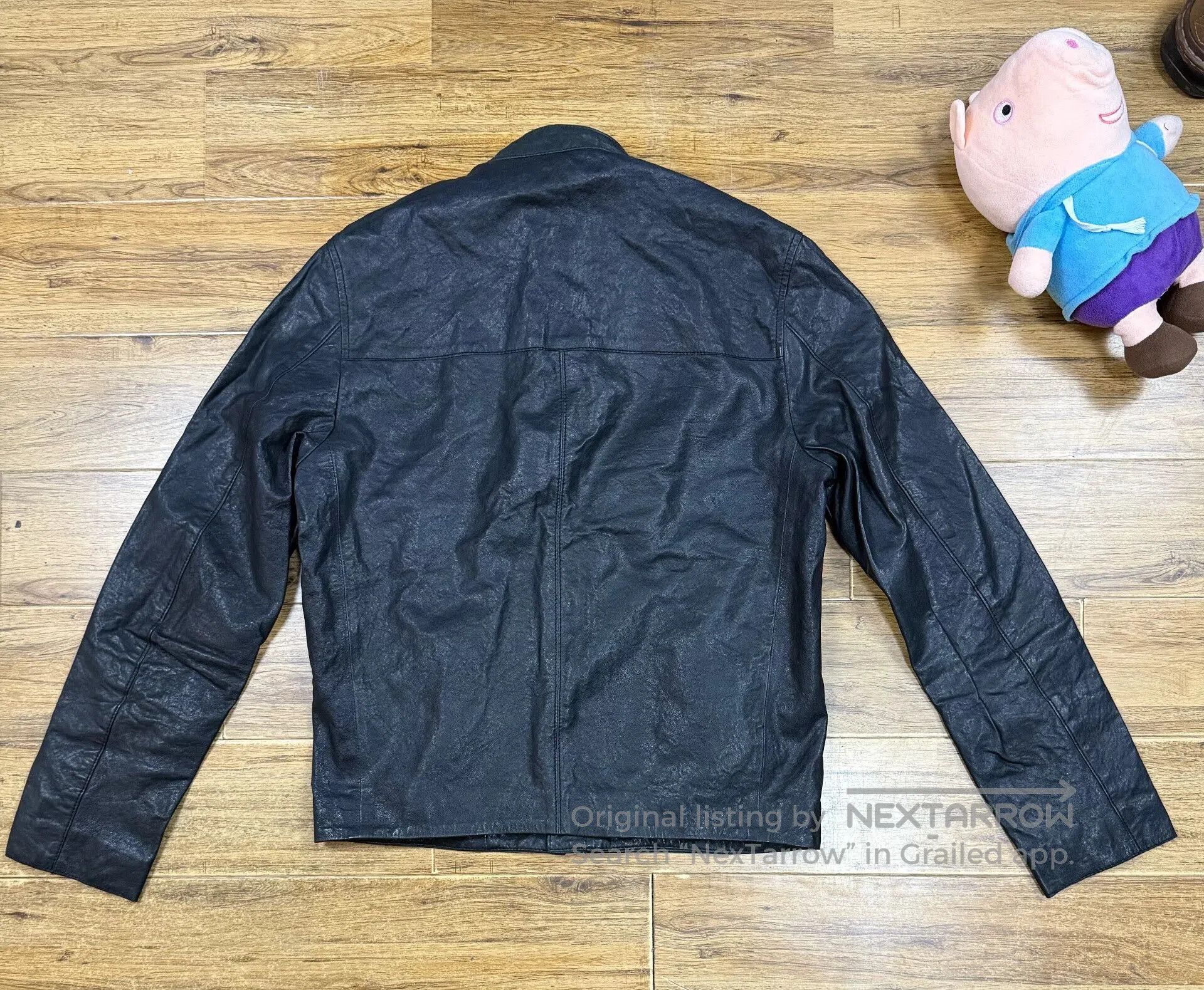 Costume National Black Lambskin Leather Jacket for Men. Size US M / EU 48-50 / 2 - 2 Thumbnail