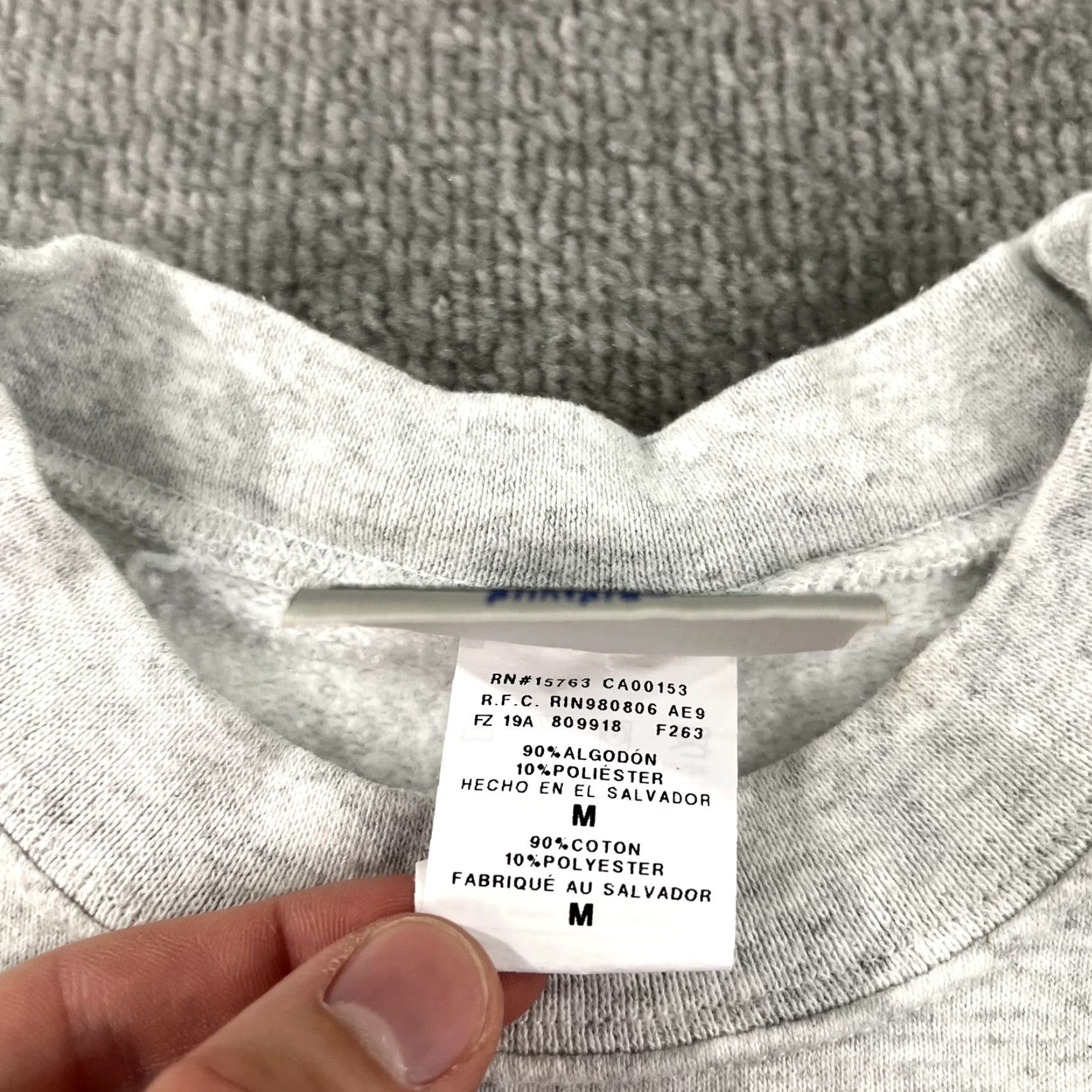 Hanes VINTAGE Parks & Recreation Sweatshirt Adult Medium Gray Pullover Crewneck Casual Fall Winter Men Size US M / EU 48-50 / 2 - 7 Thumbnail