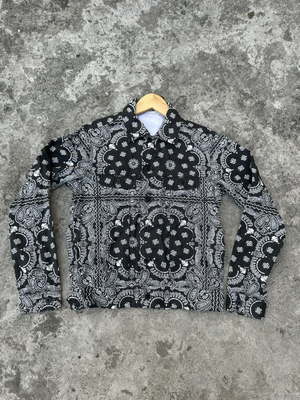Japanese Brand × RMC Jeans × Red Monkey RMC Bandana longsleeve Size US M / EU 48-50 / 2 - 2 Thumbnail