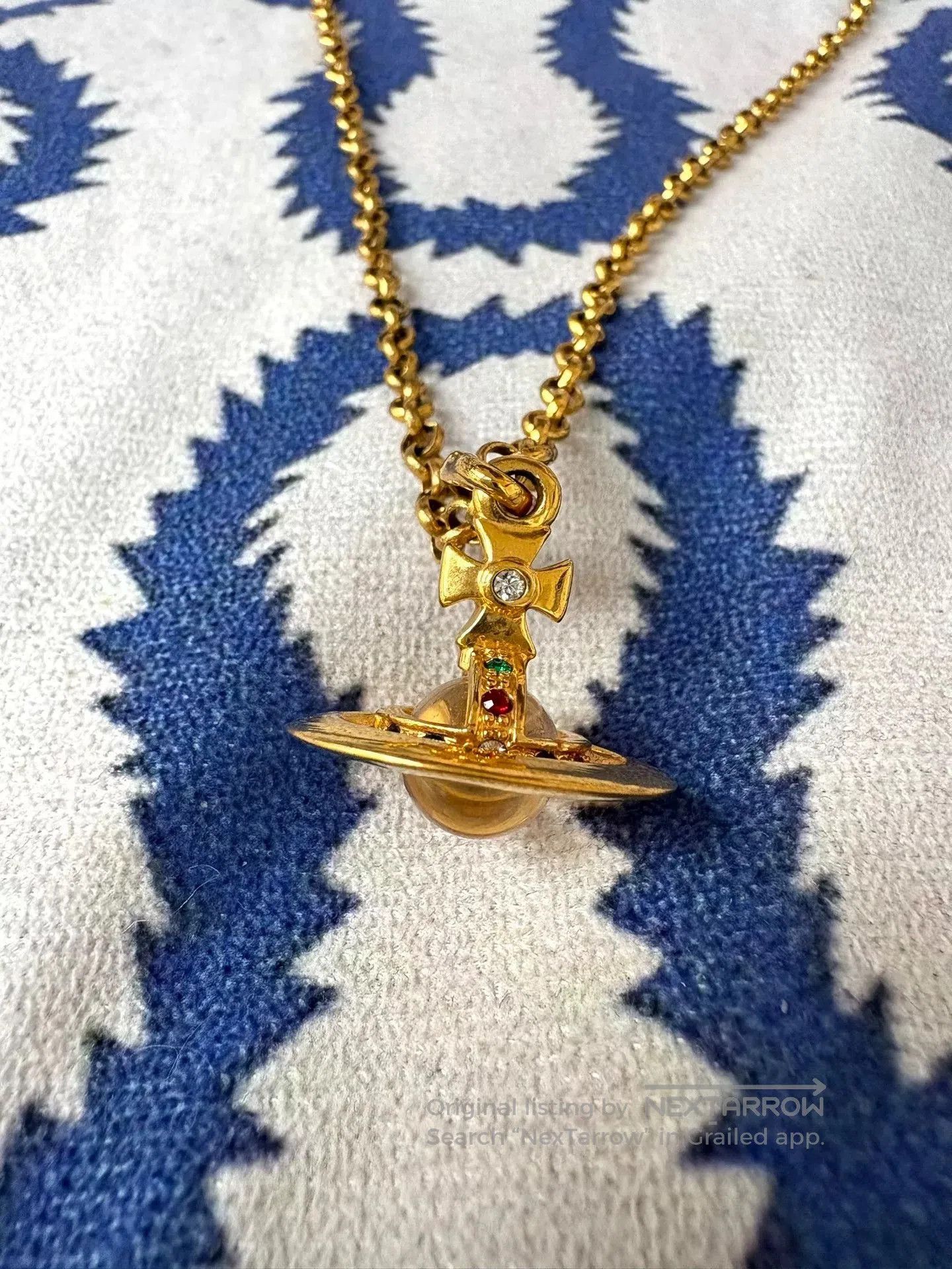 Vivienne Westwood 90s Vivienne Westwood Gold Orb Necklace. Size ONE SIZE - 1 Thumbnail