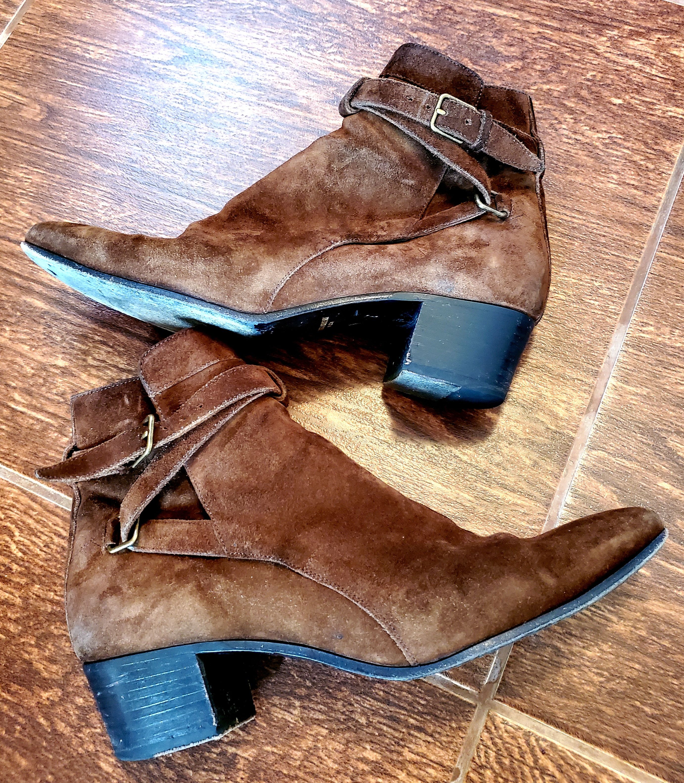 Saint Laurent Paris Saint Laurent Saint Laurent Jodhpur Boot/Bootie Suede 39 Size US 9 / IT 39 - 3 Thumbnail