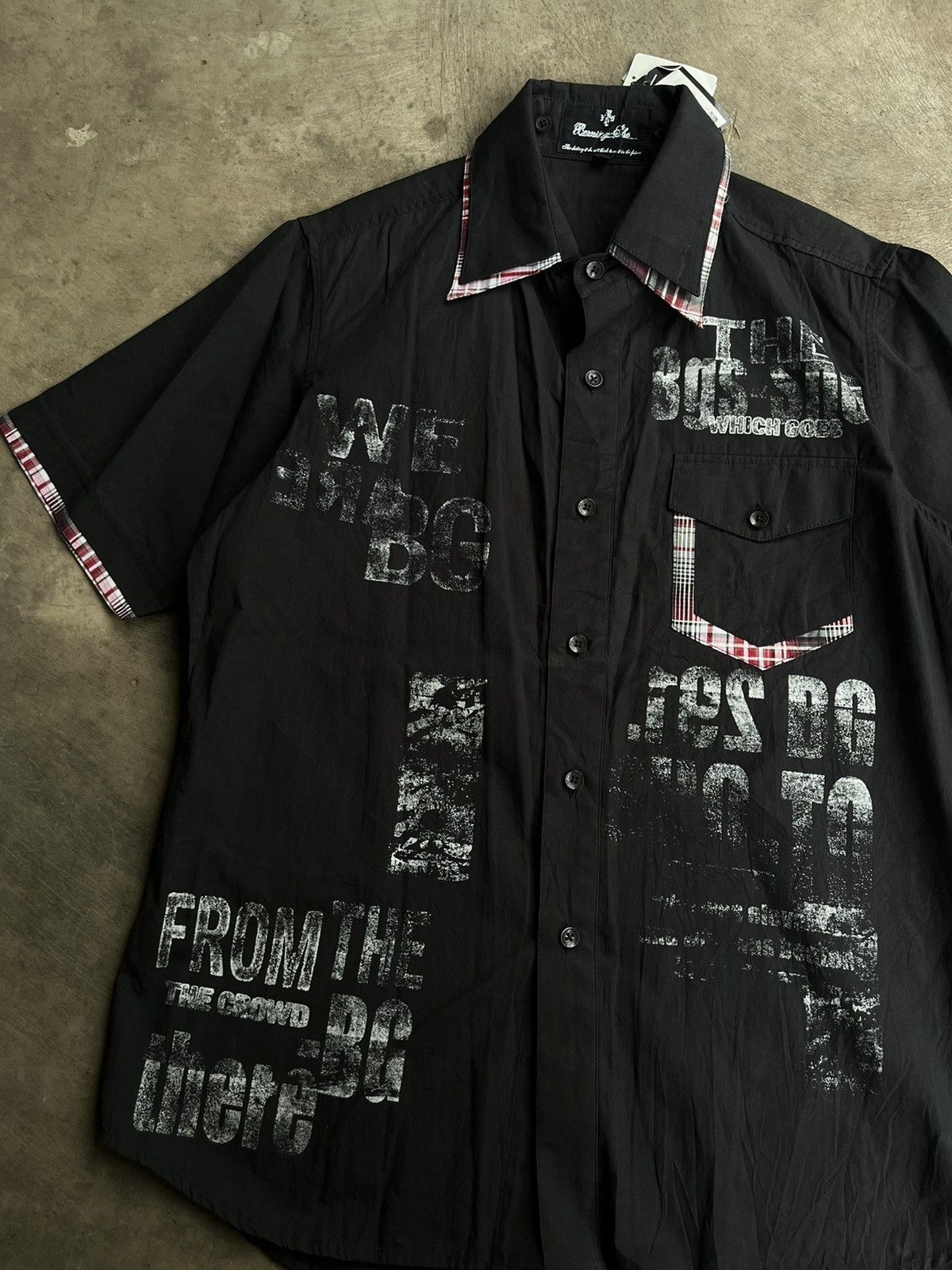 Beauty Beast × KMRii × Yasuyuki Ishii 2000s BERNINGS SHO NOS SHIRTS POEM JAPANESE PUNK GOTHIC Size US M / EU 48-50 / 2 - 2 Thumbnail