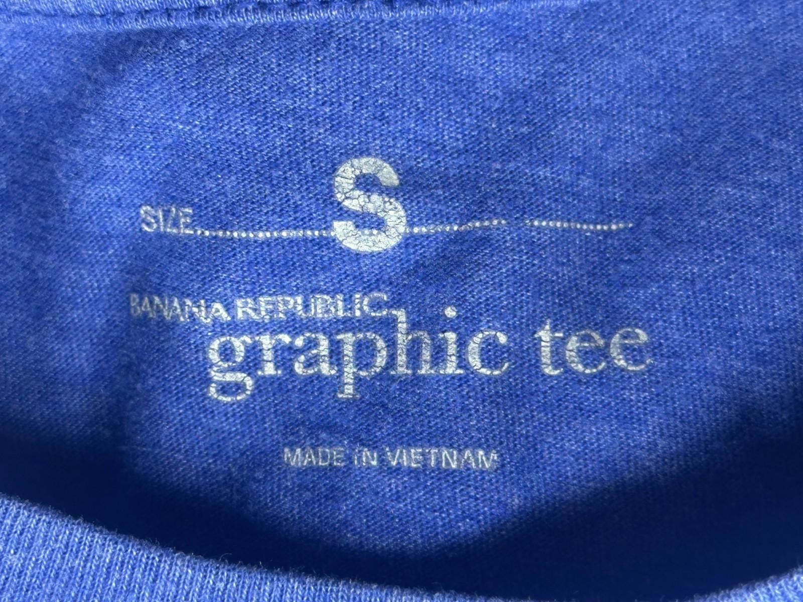 Banana Republic Banana Republic Genuine Authentic Logo T-Shirt Blue Men's S Size US S / EU 44-46 / 1 - 4 Thumbnail