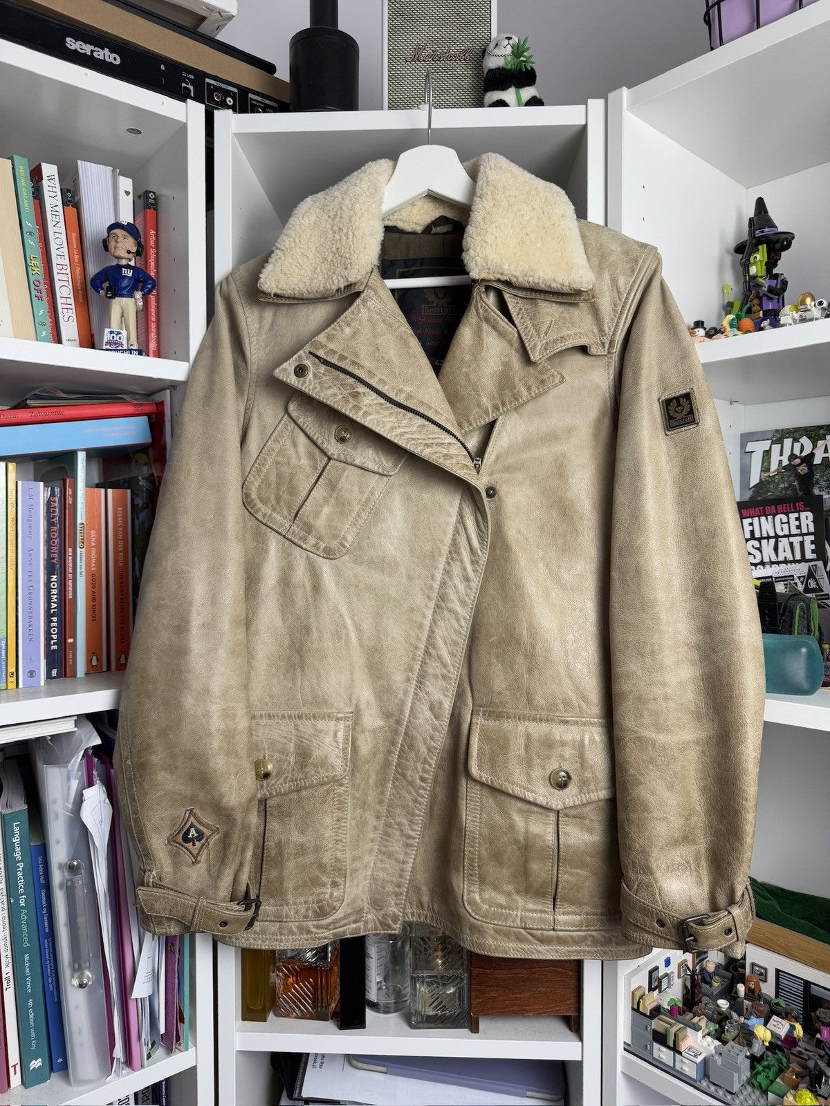Belstaff Vintage Belstaff aviation army leather jacket 42 S military Size US S / EU 44-46 / 1 - 1 Thumbnail
