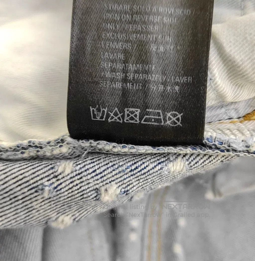 Balenciaga Balenciaga Blue Diamond Button Mid. Size 27" / US 4 / IT 40 - 4 Thumbnail