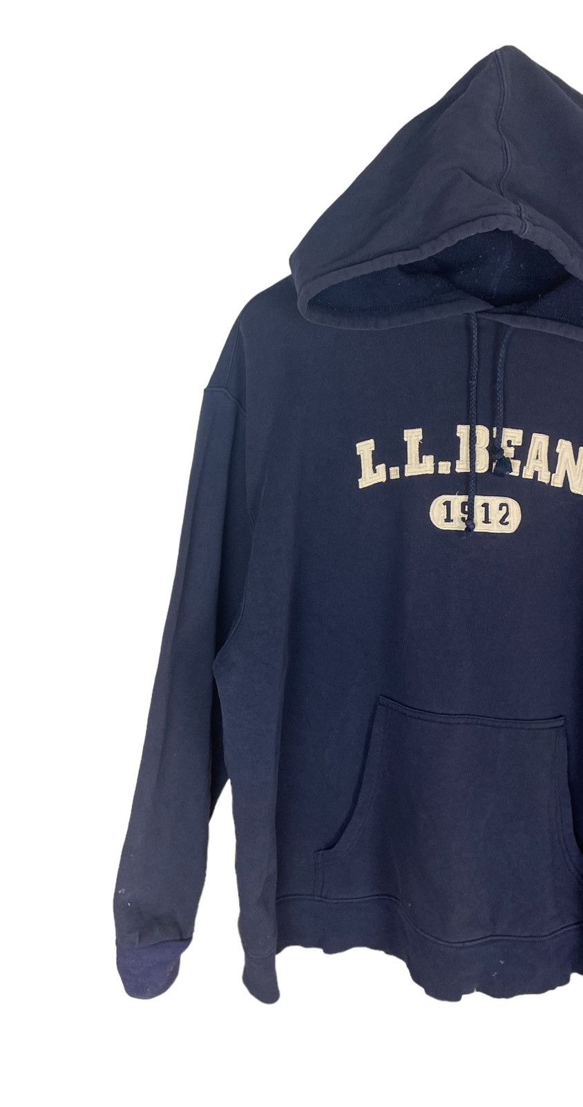 L.L. Bean Vintage L.L.Bean Big Spellout Logo Hoodie Size US L / EU 52-54 / 3 - 4 Thumbnail