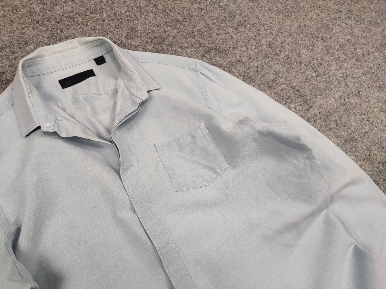 Burberry Burberry Prorsum Collection Casual Blue Cotton Bottom Shirt Size US S / EU 44-46 / 1 - 11 Thumbnail