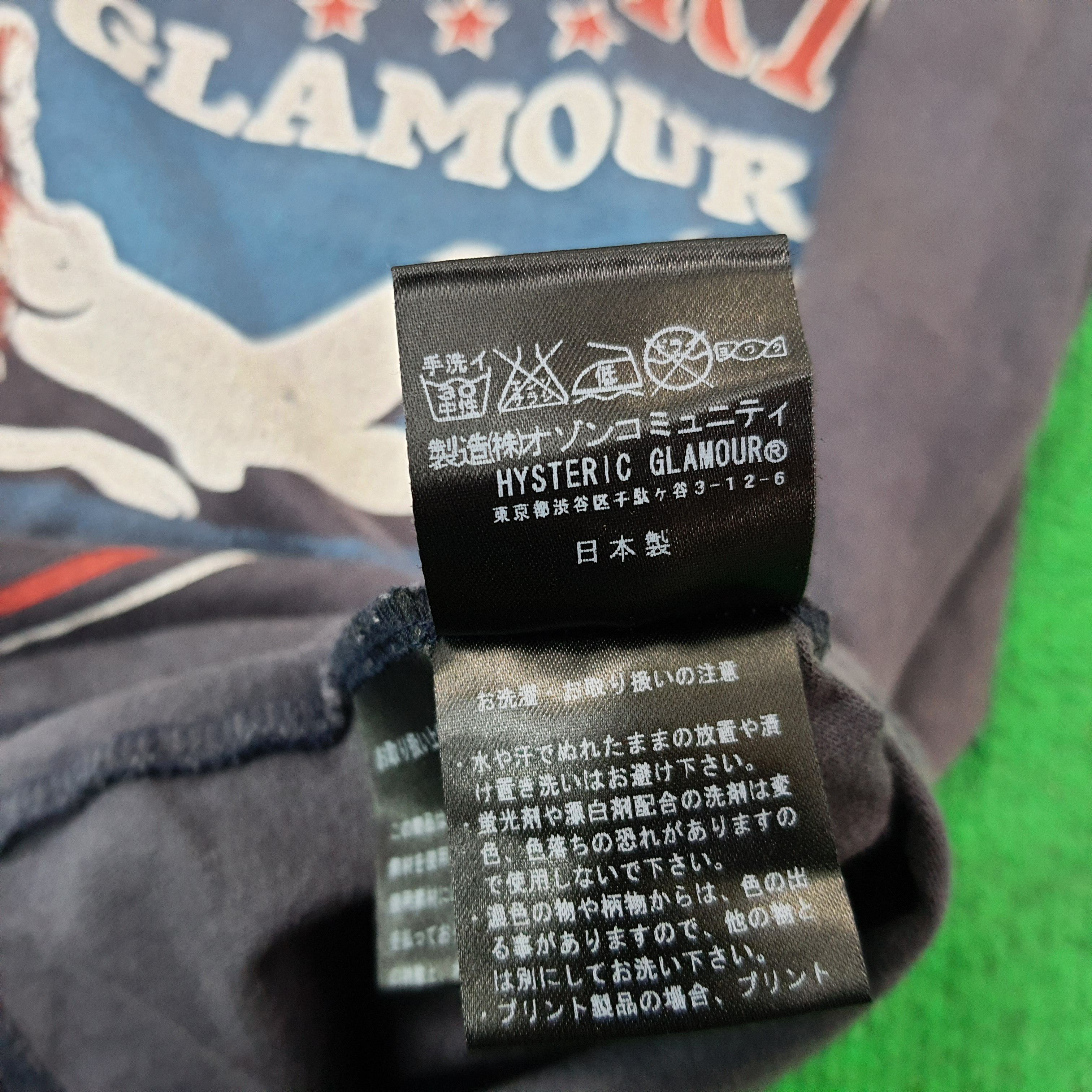Hysteric Glamour Vintage Hysteric Glamour Japan Long Sleeve Tshirt C223N23 Size S / US 4 / IT 40 - 7 Thumbnail