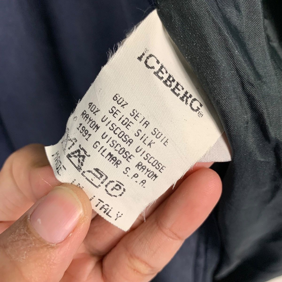 Iceberg ICEBERG X DISNEY Marine Mouse Logo Casual Jacket #2360-C106 Size US L / EU 52-54 / 3 - 16 Thumbnail