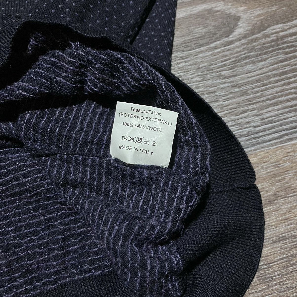 Pal Zileri PAL ZILERI Concept Overall Pattern V-neck Wool Sweater Size US S / EU 44-46 / 1 - 7 Thumbnail