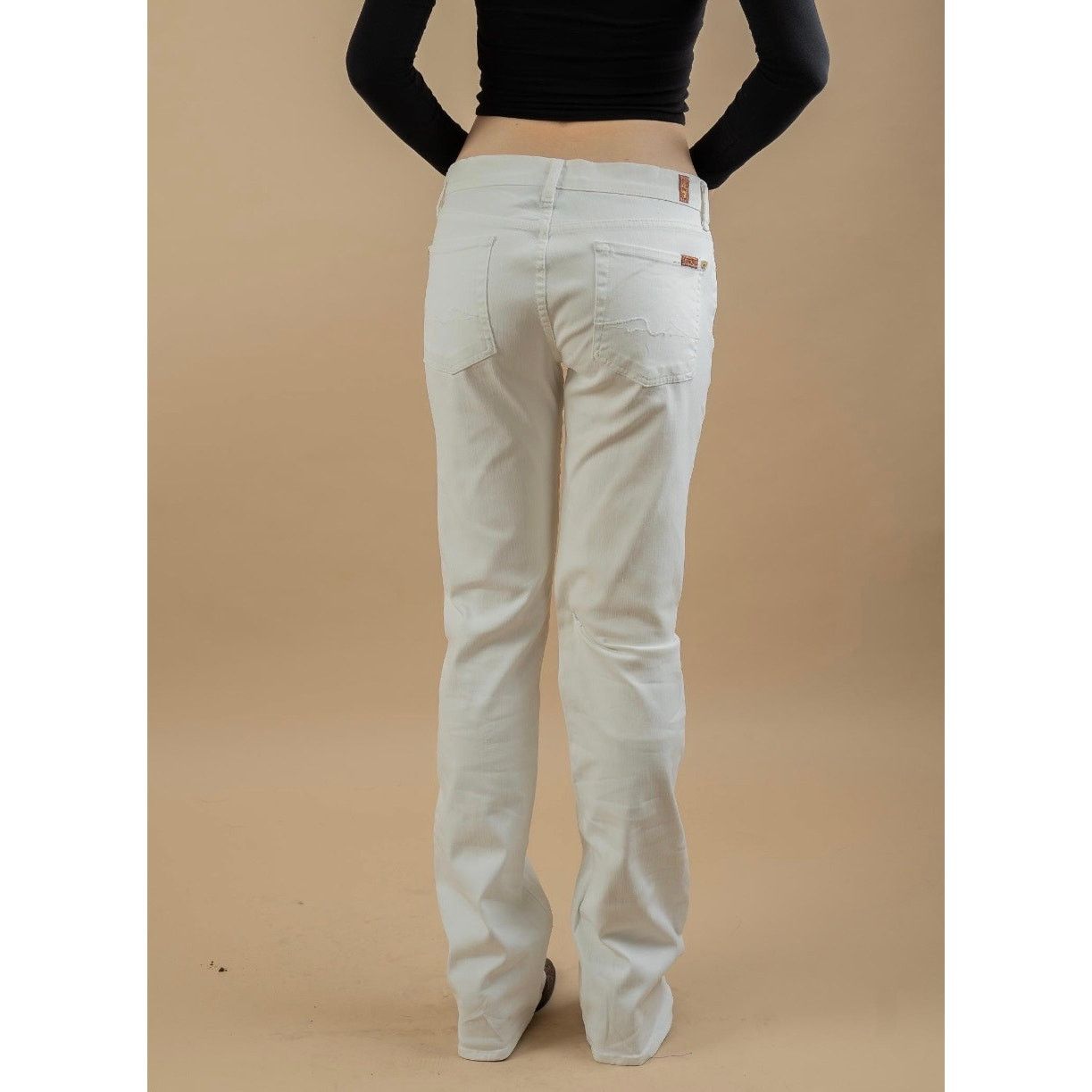 7 For All Mankind 7 For All Mankind Dojo Jeans low Wide Leg flare Y2K vintage Size 28" / US 6 / IT 42 - 3 Thumbnail