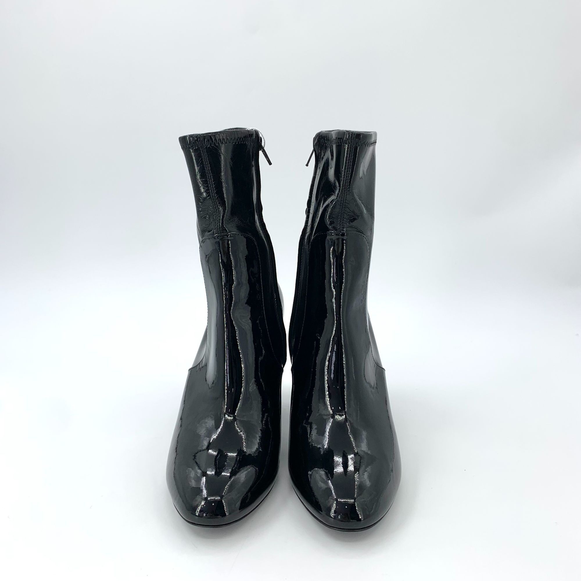 Louis Vuitton Louis Vuitton Black Patent Leather High Heel Ankle Boots Siz Size US 9 / IT 39 - 3 Thumbnail