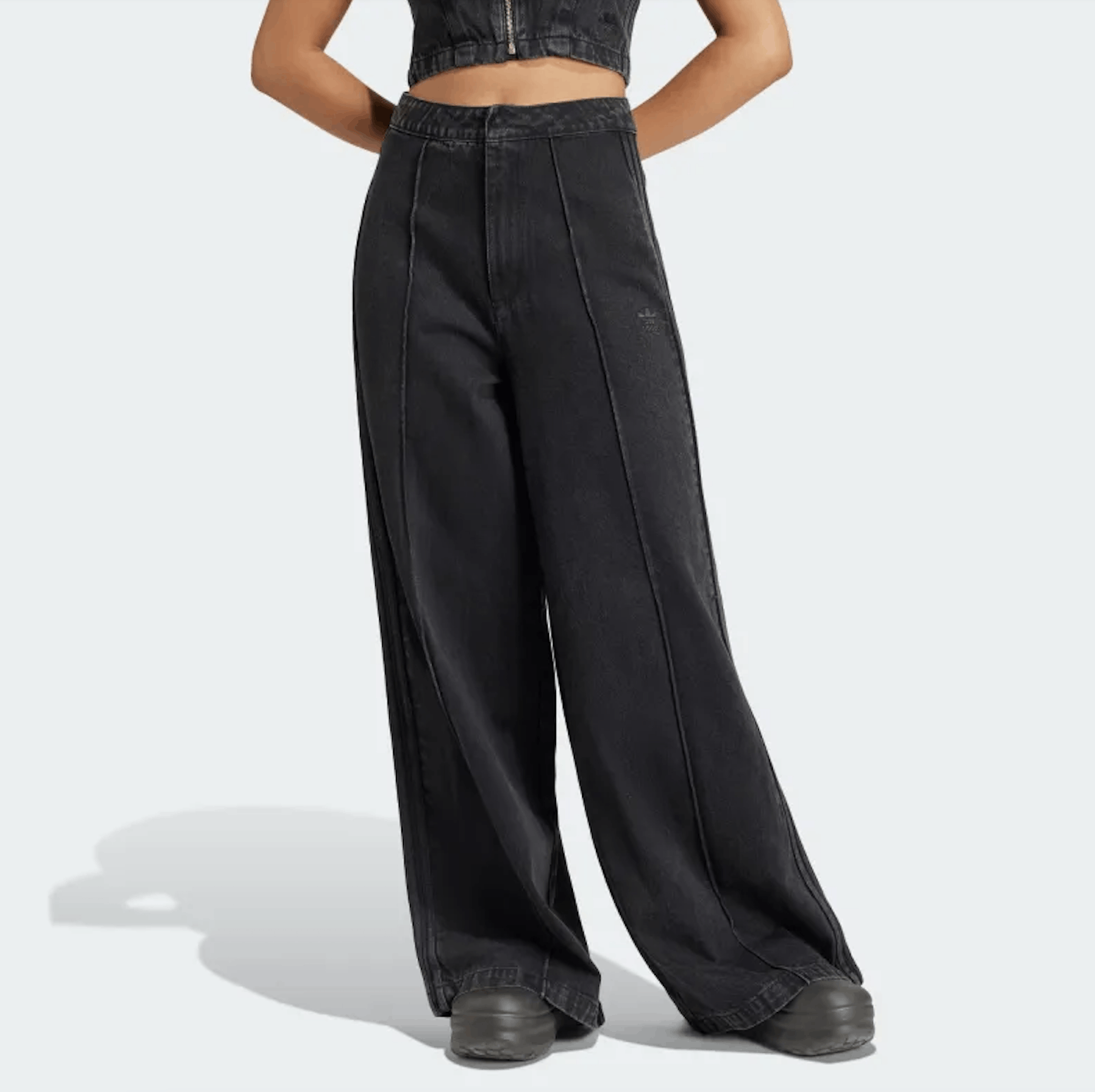 ADIDAS ORIGINALS X KSENIASCHNAIDER 3 STRIPE JEANS