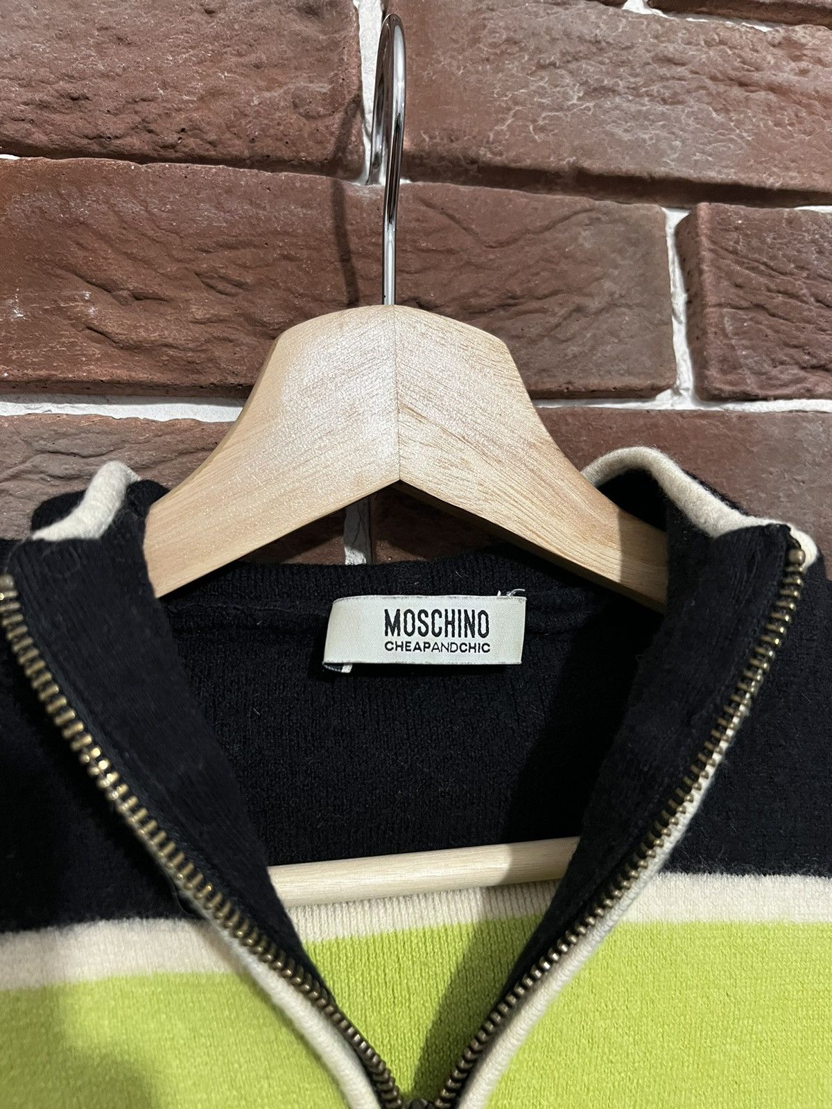 Moschino Vintage Moschino Cheap and Chic Hoodie 46It Green Size L / US 10 / IT 46 - 5 Thumbnail